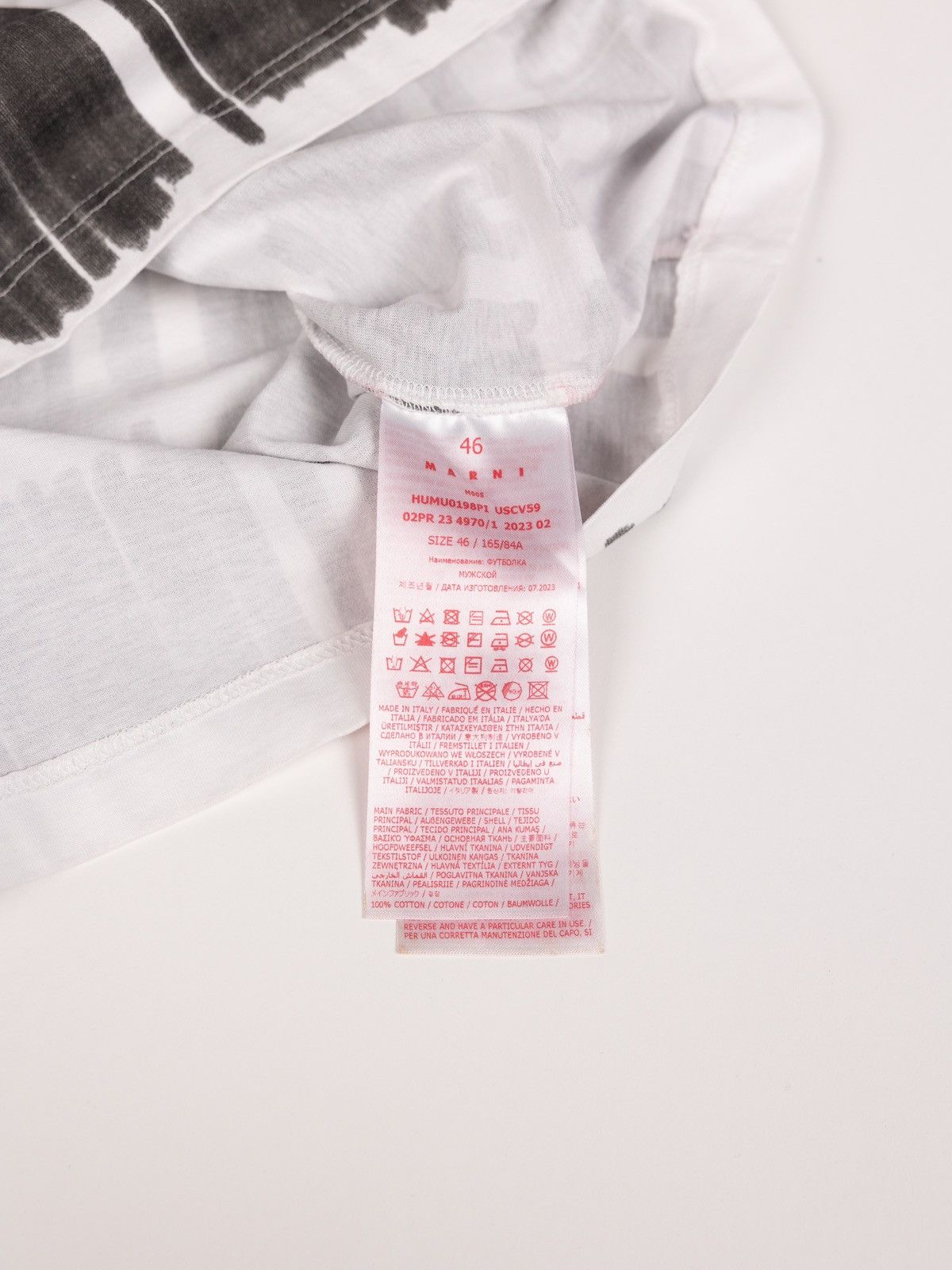 Marni Marni Marker Lines Tee Size US S / EU 44-46 / 1 - 4 Thumbnail