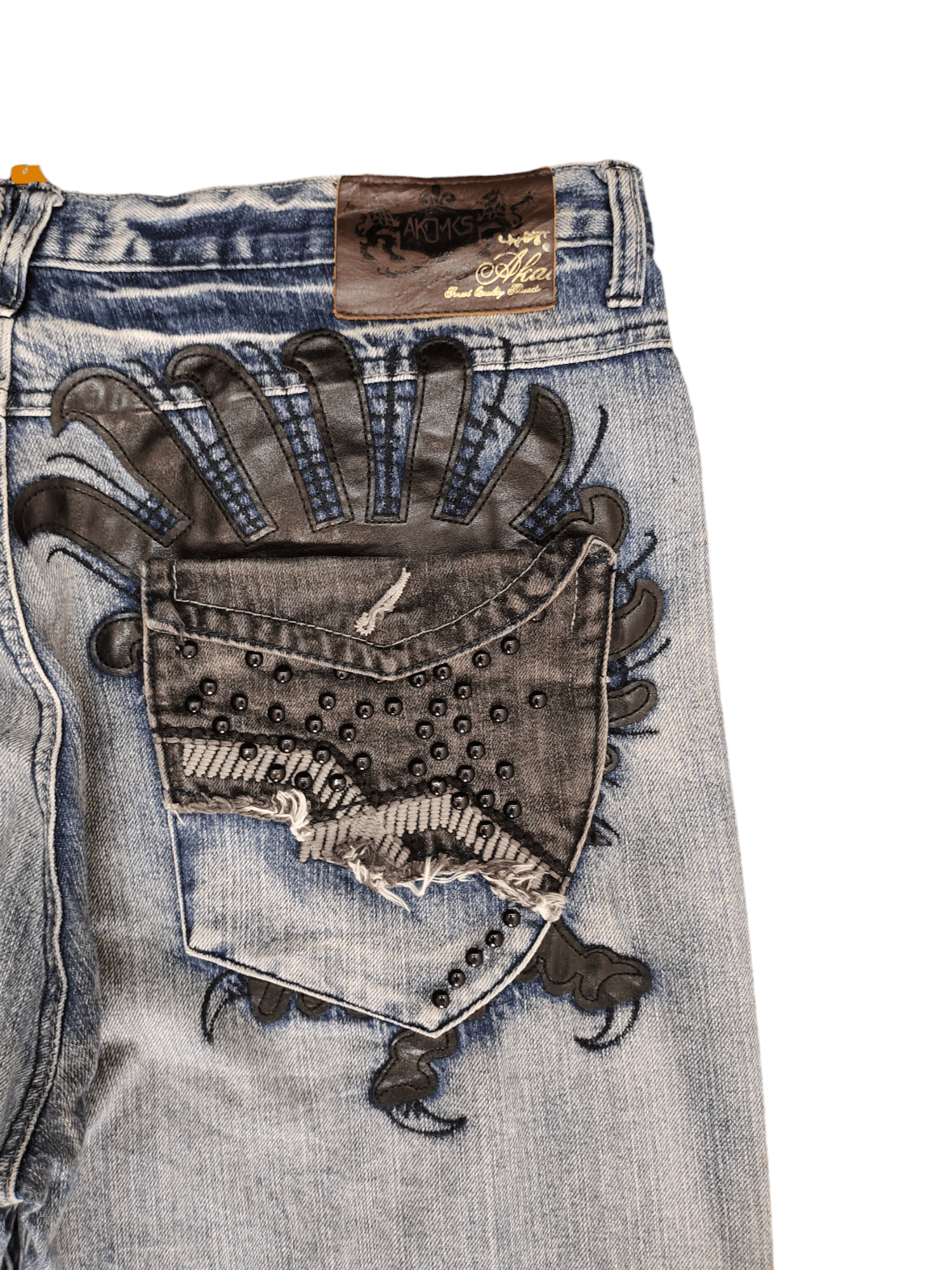 Akademiks Baggy Jeans Akademiks Pocket Logo Sand Wash Wide Leg Denim Size US 38 / EU 54 - 3 Thumbnail