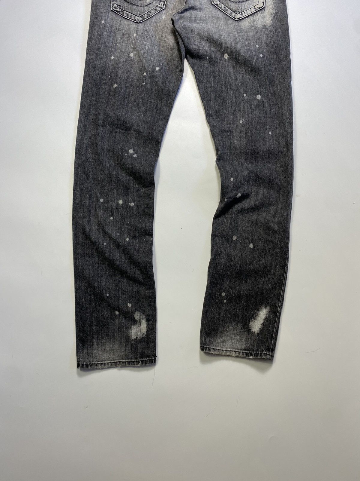 Hysteric Glamour × True Religion TRUE RELIGION RICKY RELAXED STRAIGHT DISTRESSED DENIM JEANS Size US 32 / EU 48 - 6 Thumbnail