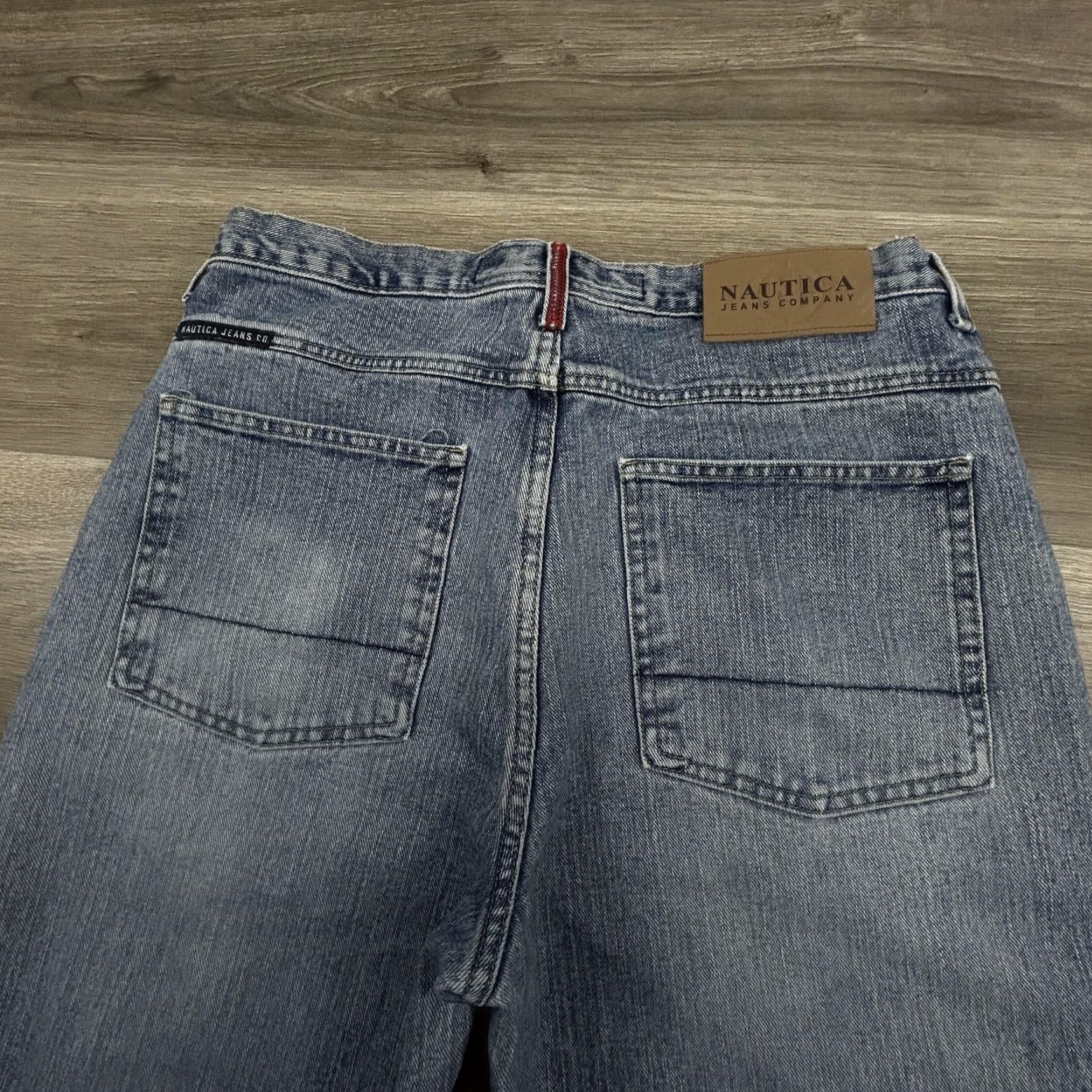 Nautica VINTAGE Nautica Jeans Company Jeans Mens 34x33 Relaxed Straight Leg Denim 90s Size US 34 / EU 50 - 3 Thumbnail