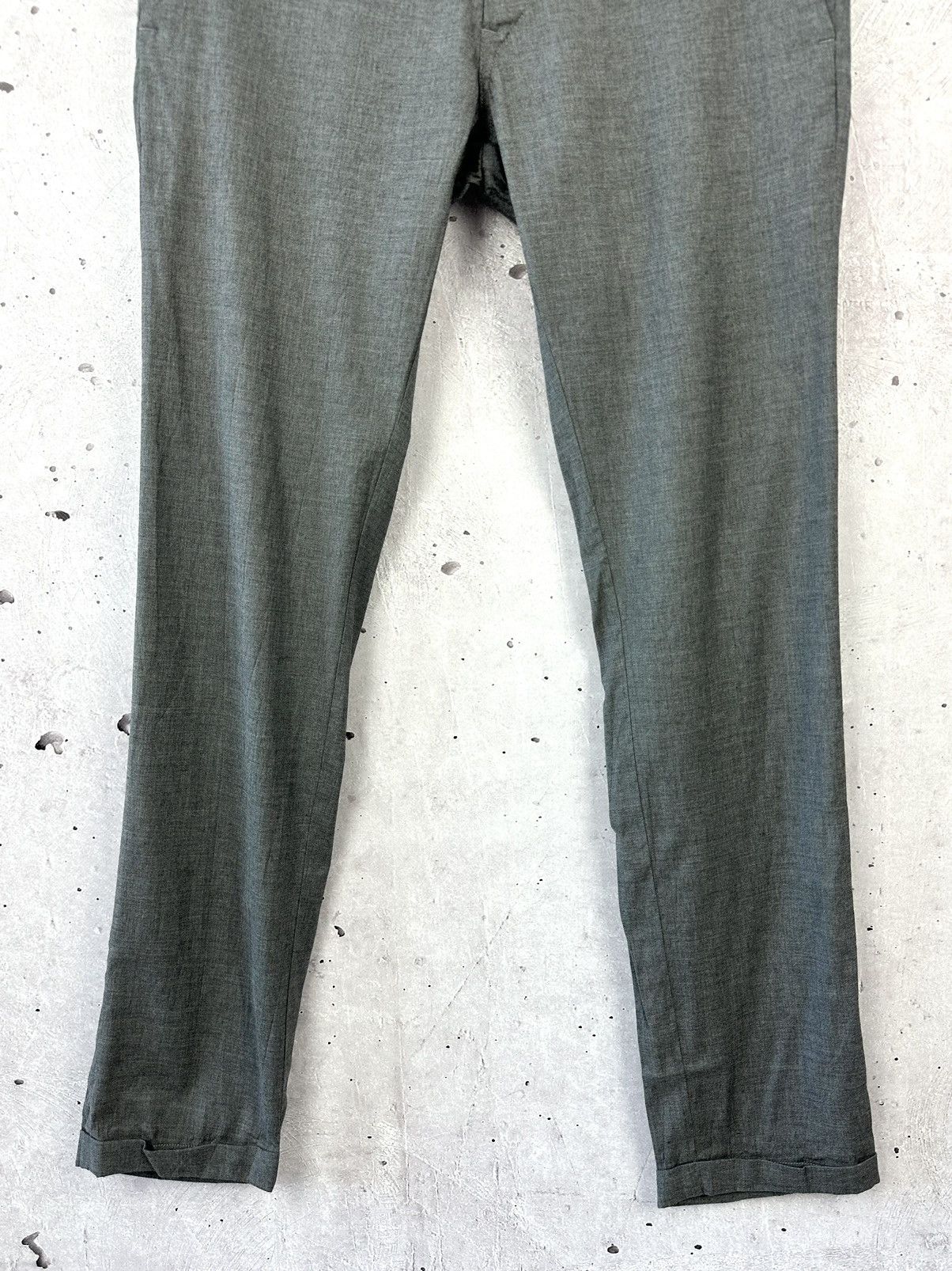 Barena Venezia Barena Venezia Grey Wool Made in Italy Buttons Chino Pants Size 30" / US 8 / IT 44 - 3 Thumbnail