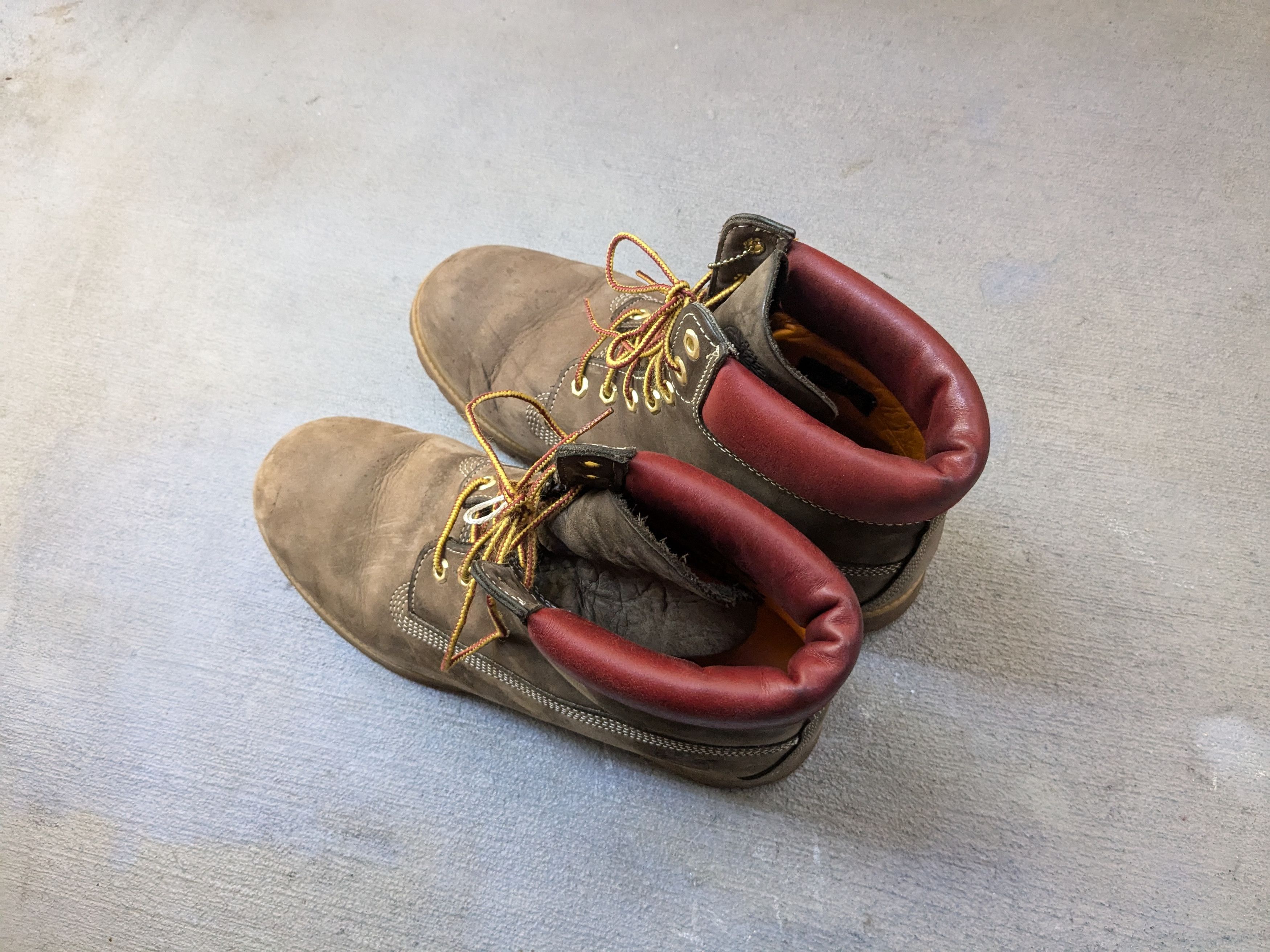 Timberland Timberland Boots Brown 11.5 Suede Leather Wheat Rubber Size US 11.5 / EU 44-45 - 15 Thumbnail