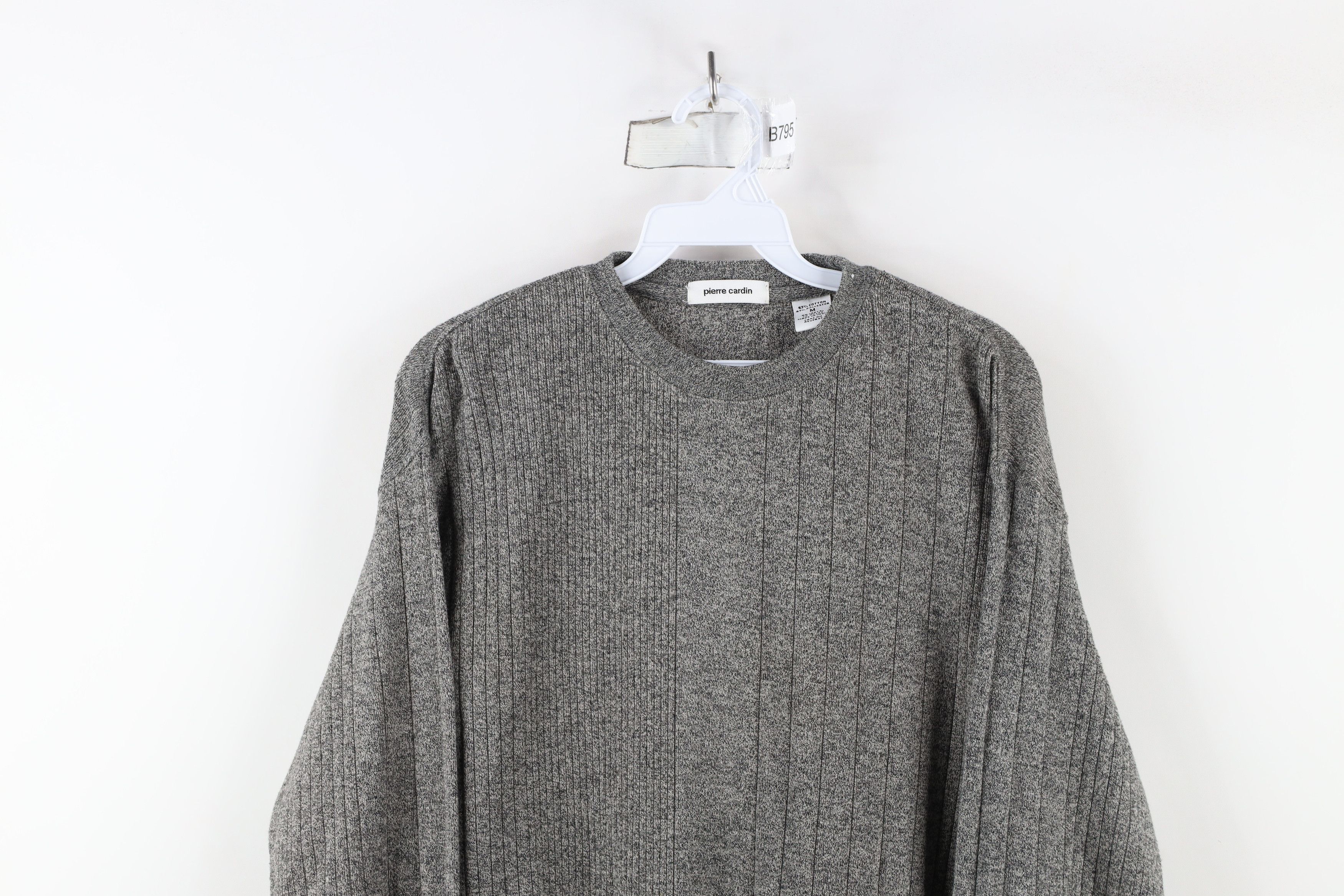 Vintage Vintage 90s Streetwear Ribbed Knit Long Sleeve T-Shirt Size US M / EU 48-50 / 2 - 2 Thumbnail