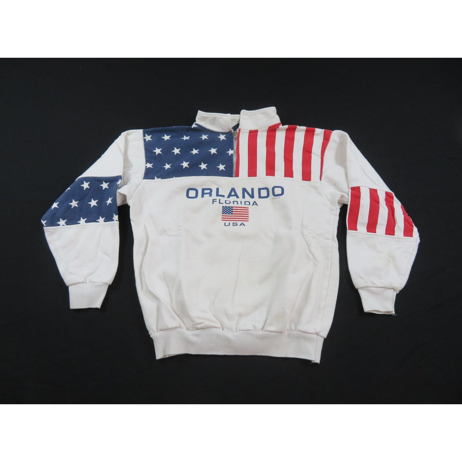 Other Orlando Florida Sweatshirt Patriotic American Flag L 1990s Size US L / EU 52-54 / 3 - 1 Thumbnail