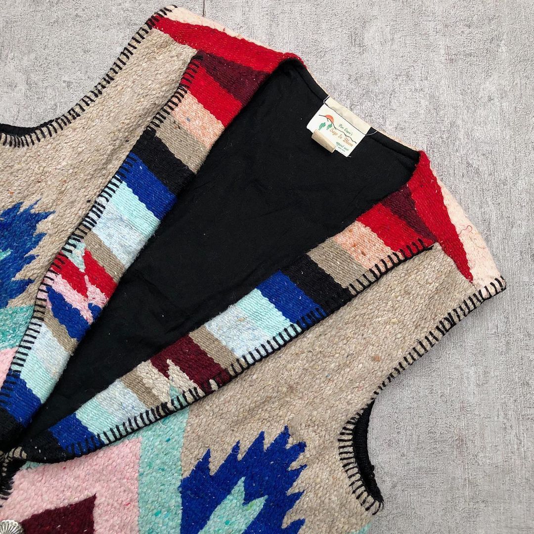 Native Vtg 90’s Pam Layne’s By Sage In bloom Vest Size US L / EU 52-54 / 3 - 3 Thumbnail