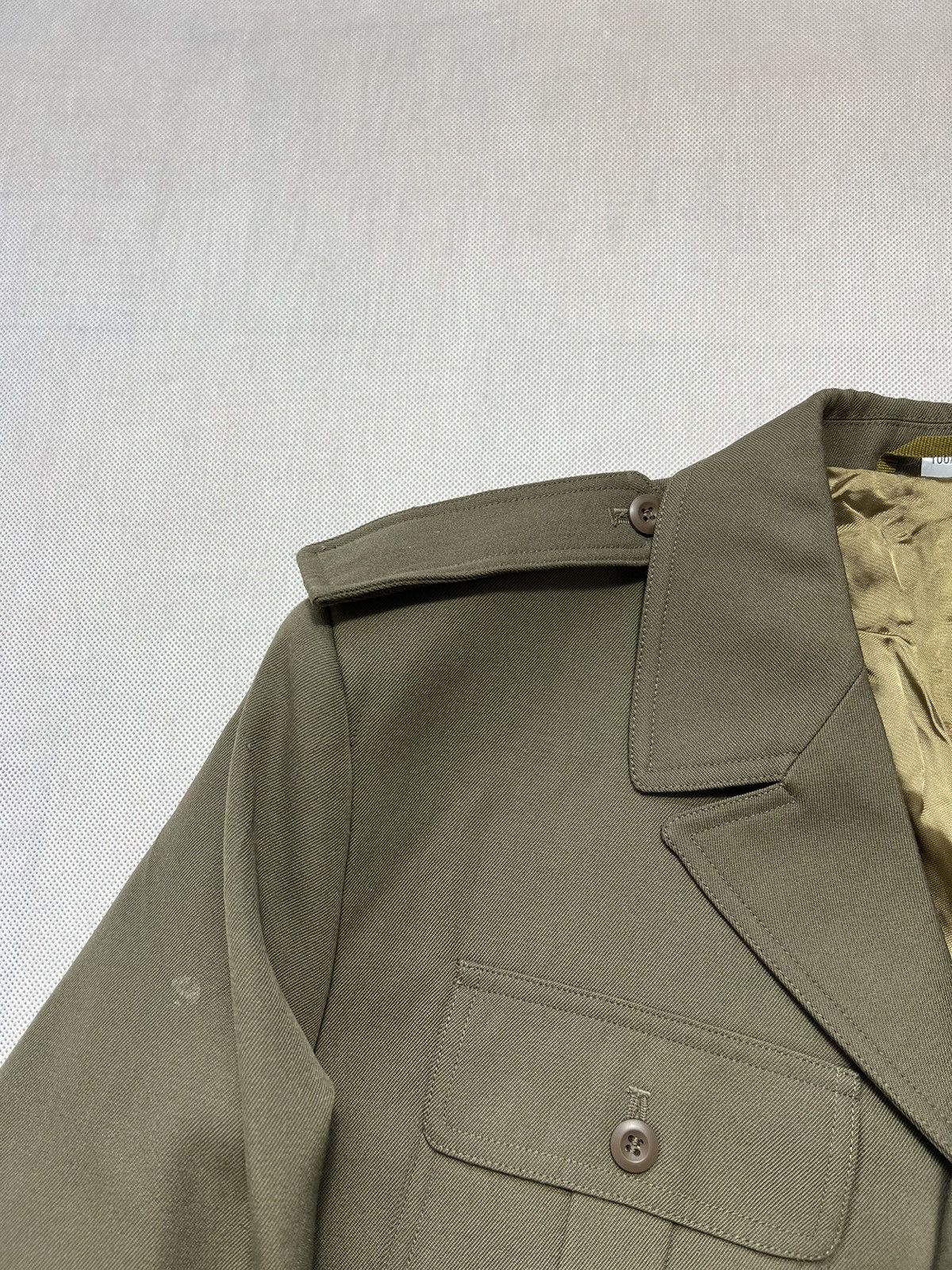 Vintage Olympic Military Jacket Vintage 90's 00's New Army Size US L / EU 52-54 / 3 - 2 Thumbnail