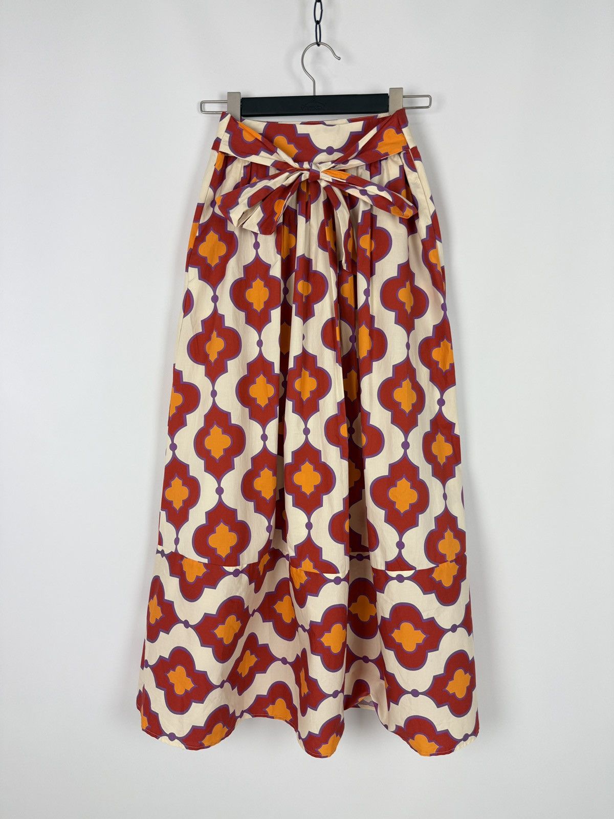 Other NIU Fashion Cotton Printed Brick Multicolor Maxi Skirt S Size 26" / US 2 / IT 38 - 1 Thumbnail