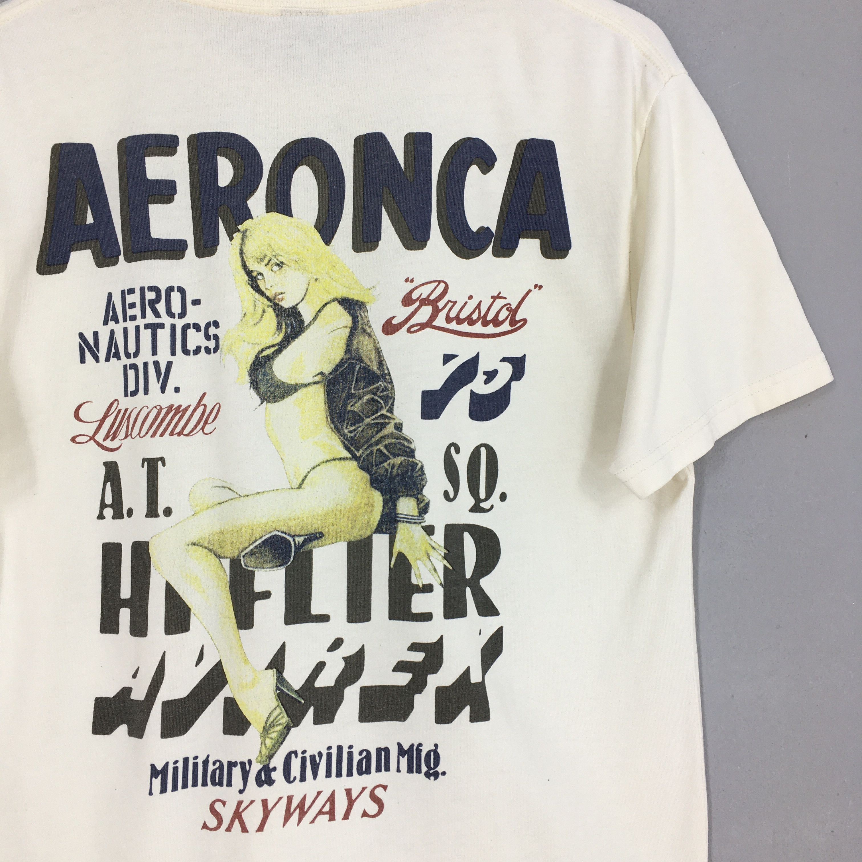 Avirex × Vintage Vintage Avirex Aeronca Skyways Air Force T shirt Large Size US L / EU 52-54 / 3 - 10 Thumbnail
