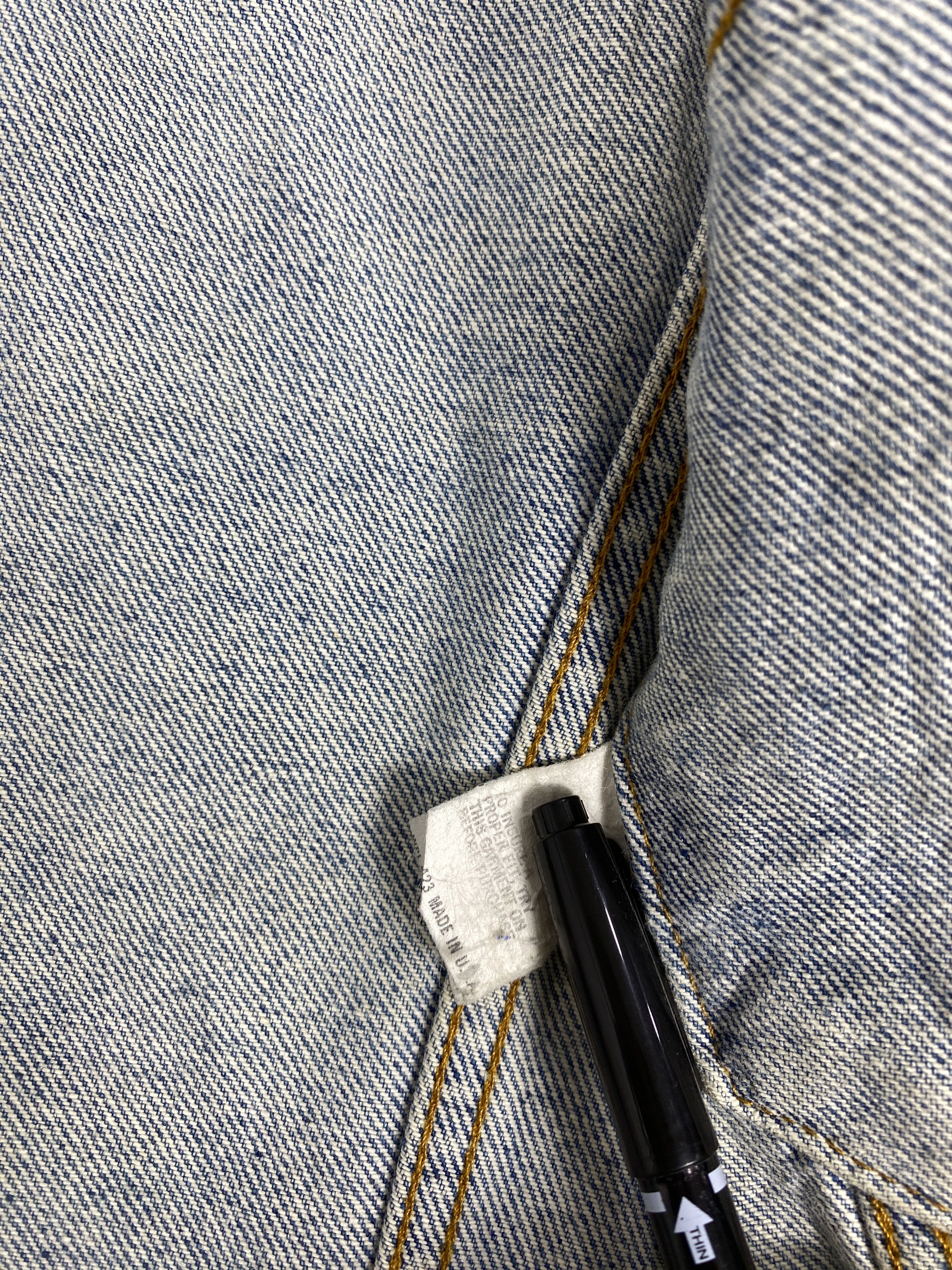 Levi's Vintage Clothing Vintage Levis Distress Faded Jeans Denim Jacket PJ2458 Size US S / EU 44-46 / 1 - 8 Thumbnail