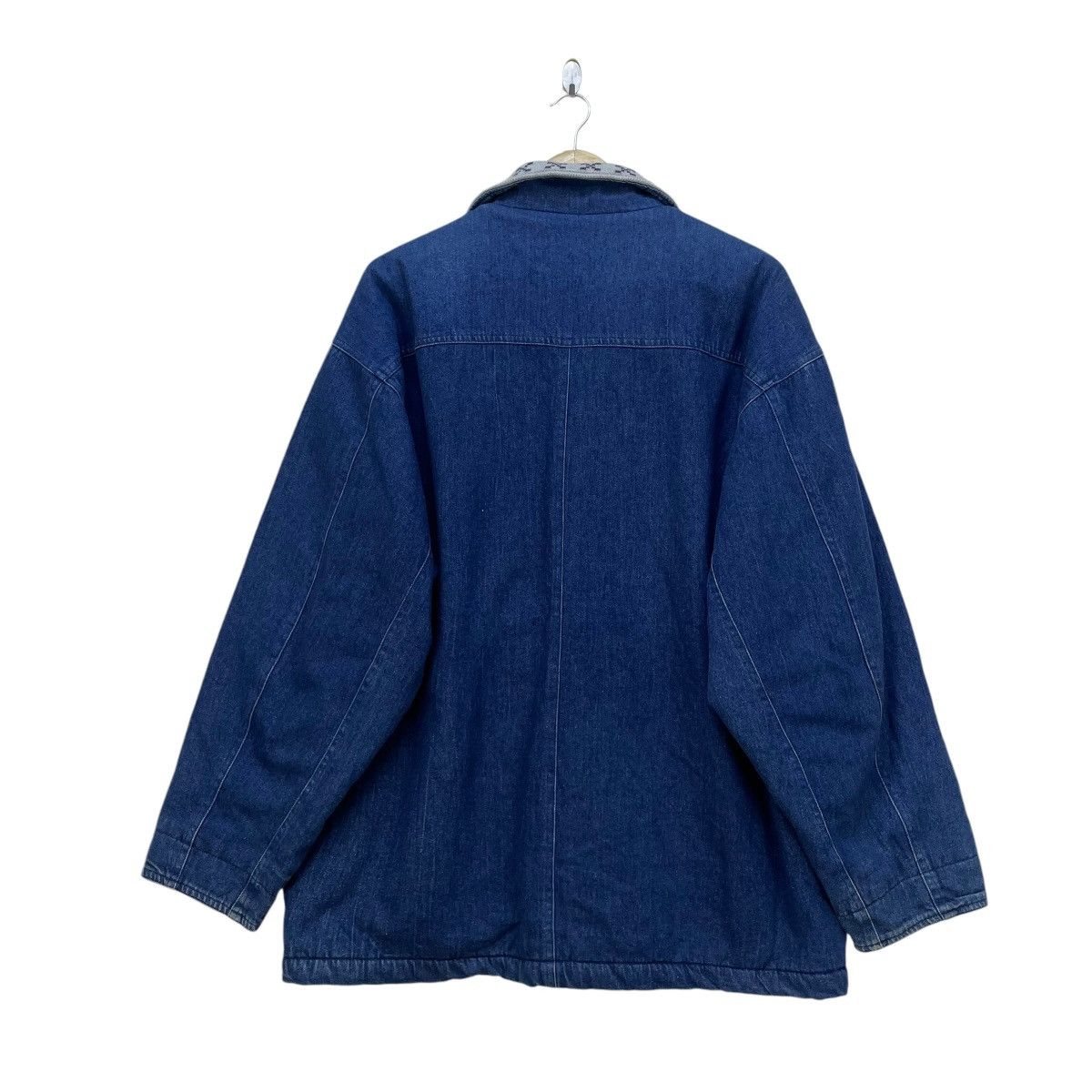 45rpm × Indigo × Japanese Brand 💥Saburoku Mens Shearling Hunting Indigo Denim Jacket Size US L / EU 52-54 / 3 - 10 Thumbnail