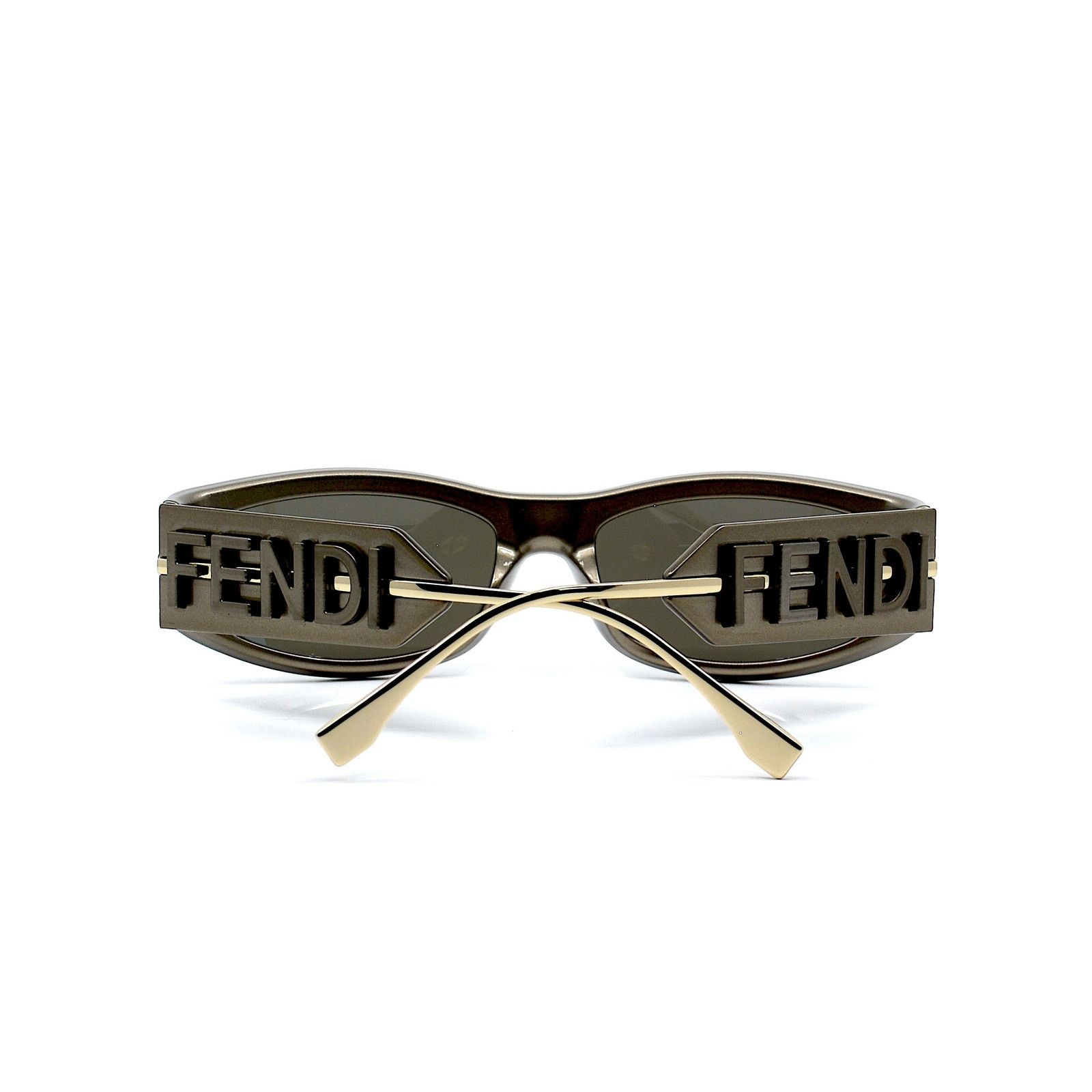 Fendi NEW FENDI FE40120I 45E SHINY BROWN AUTHENTIC SUNGLASSES Size ONE SIZE - 8 Thumbnail