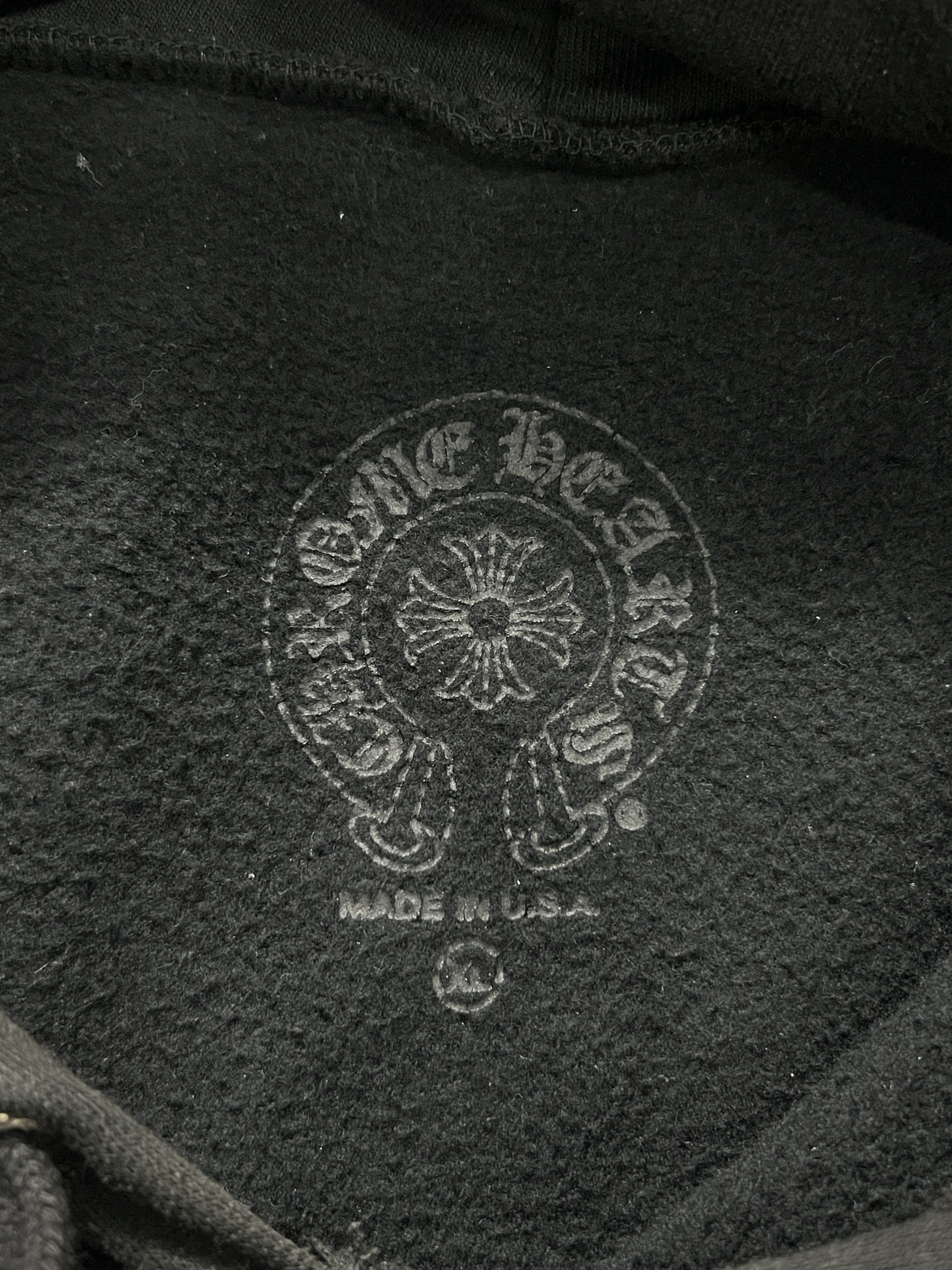 Chrome Hearts Chrome Hearts Horseshoe Logo Hoodie Black XL USA Size US XL / EU 56 / 4 - 10 Thumbnail
