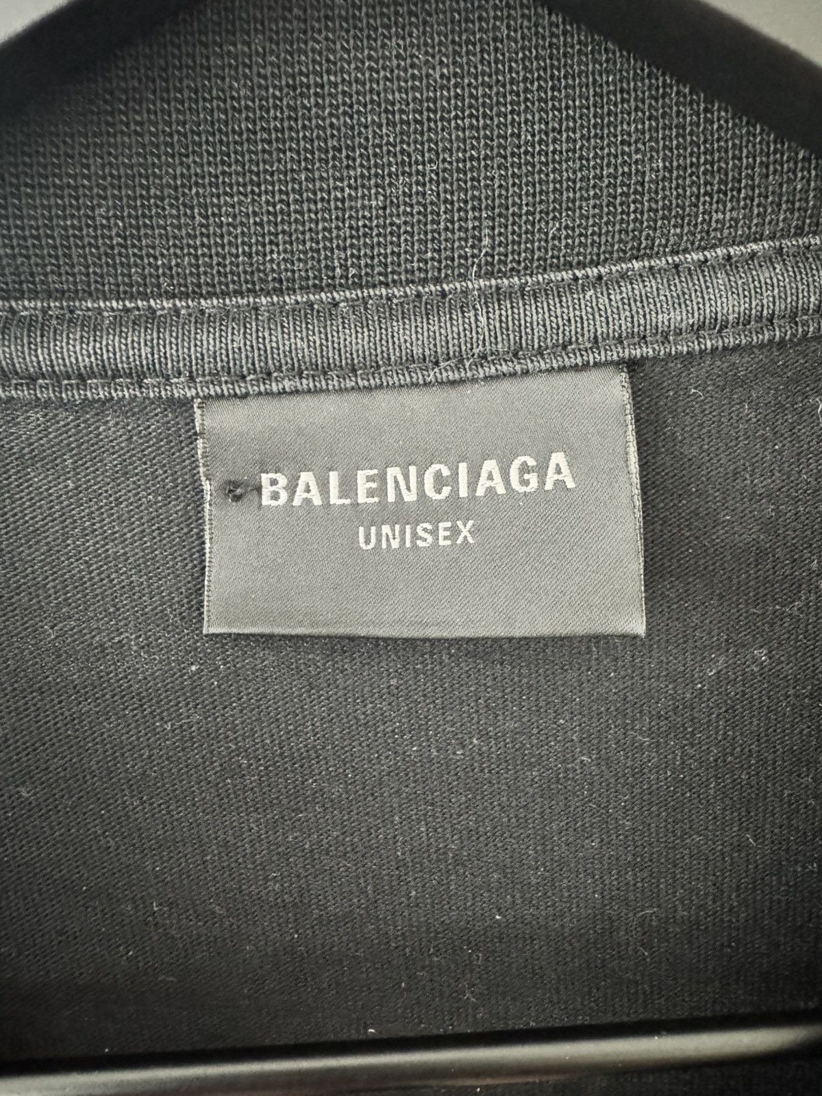 Balenciaga Balenciaga Burning Unity Distressed Tee Size US S / EU 44-46 / 1 - 9 Thumbnail