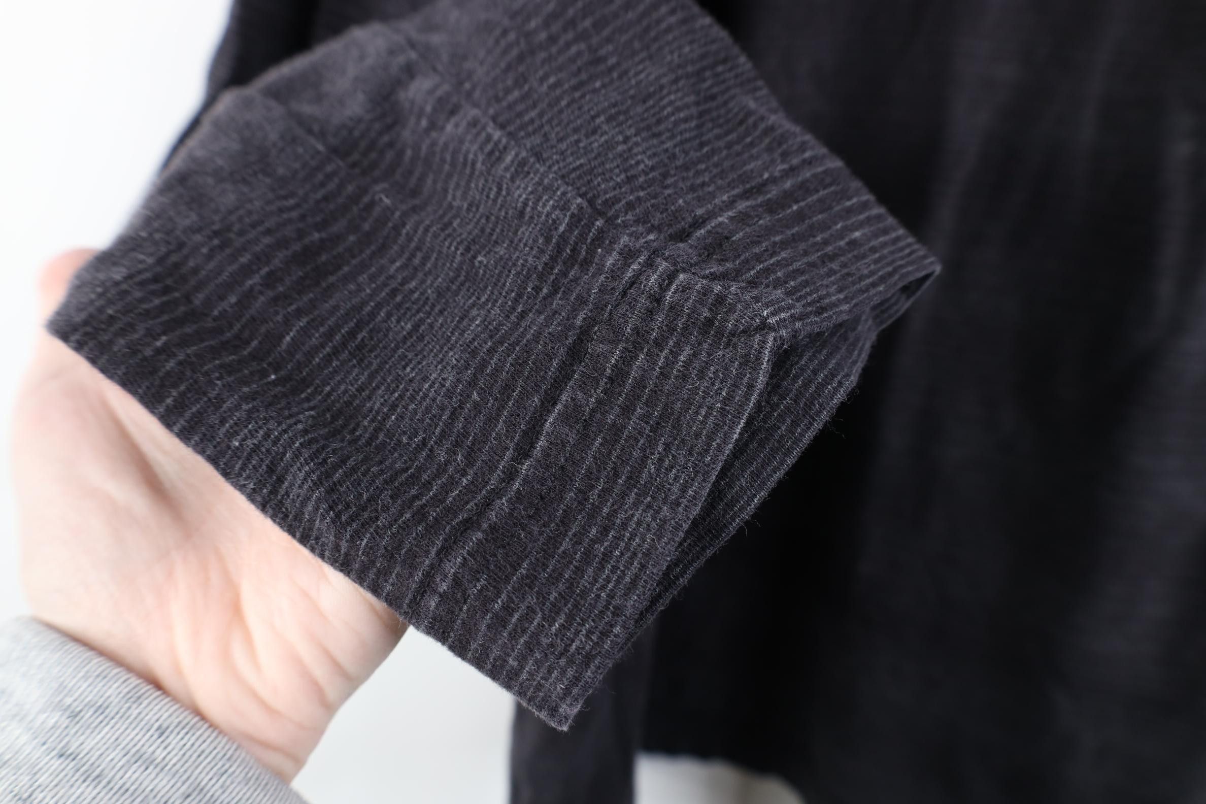 Vintage Vintage 90s Streetwear Knit Long Sleeve Golf Polo Shirt Gray Size US XL / EU 56 / 4 - 8 Thumbnail