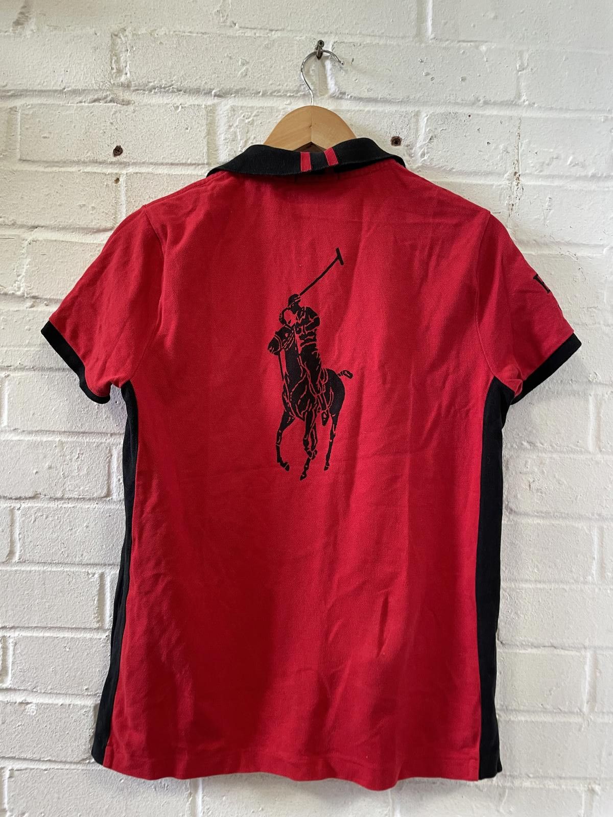 Polo Ralph Lauren Polo Ralph Lauren Men's Red and Black Short Sleeve Polo Size US L / EU 52-54 / 3 - 3 Thumbnail