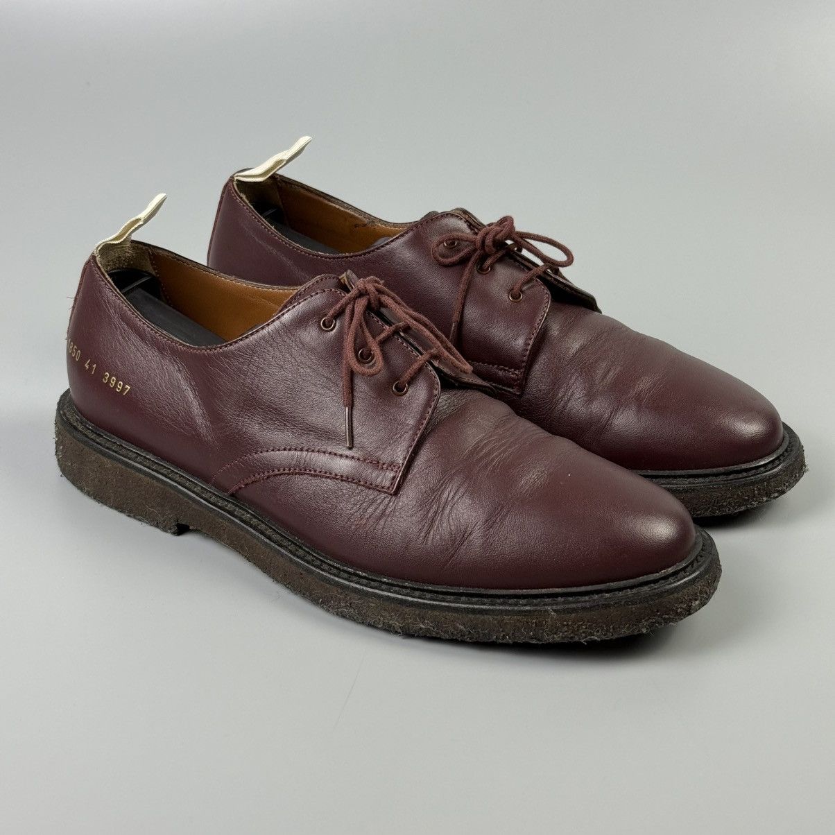 Common Projects Common Projects - Cadet Leather Derby Shoes Size US 8 / EU 41 - 1 Thumbnail