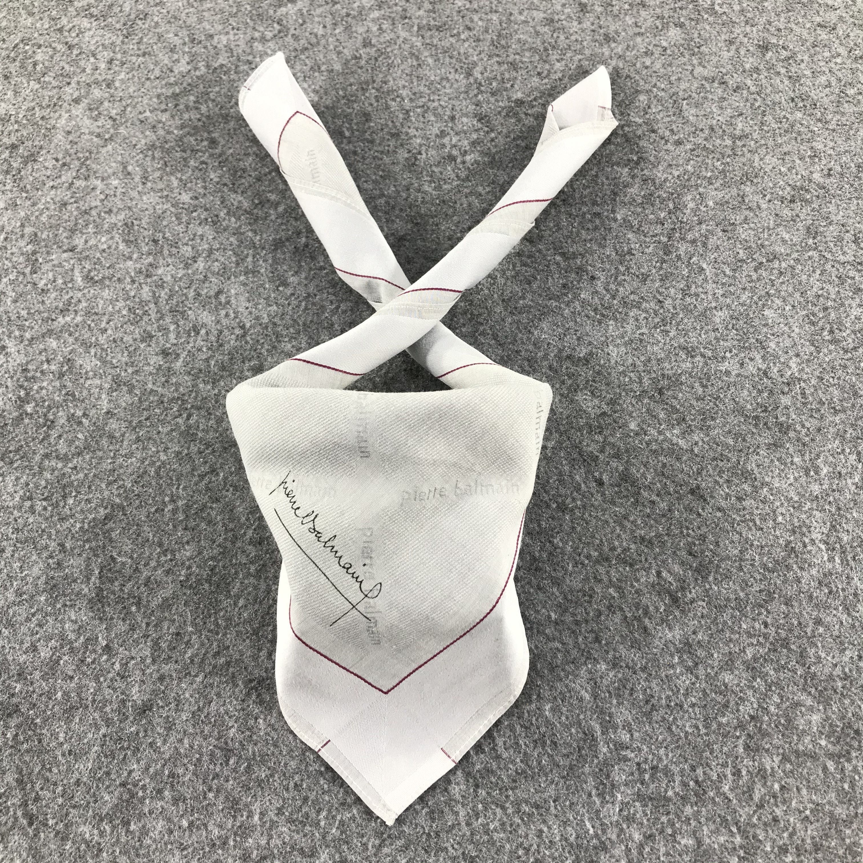 Pierre Balmain Pierre Balmain Handkerchief Neckerchief Bandana H465 Size ONE SIZE - 1 Thumbnail