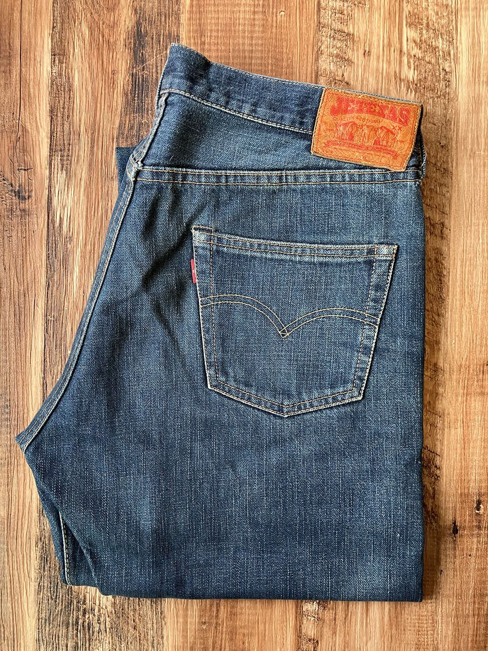 Japanese Brand JETT RINK JTX-1Z W33 x L34 Japanese Selvedge Jeans Size US 33 - 1 Thumbnail
