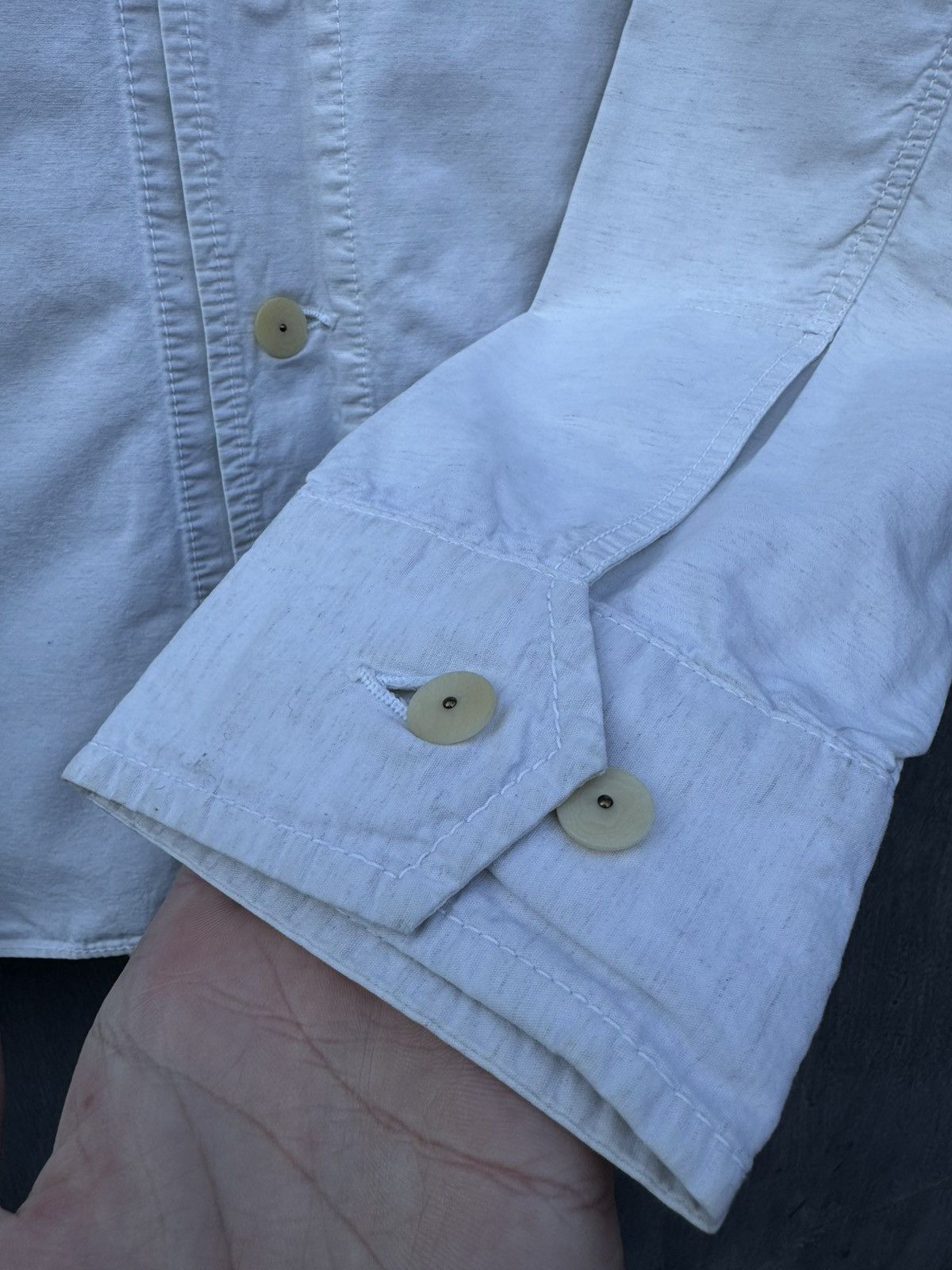 Nigel Cabourn Nigel cabourn military shirt size 50 made in japan Size US L / EU 52-54 / 3 - 7 Thumbnail
