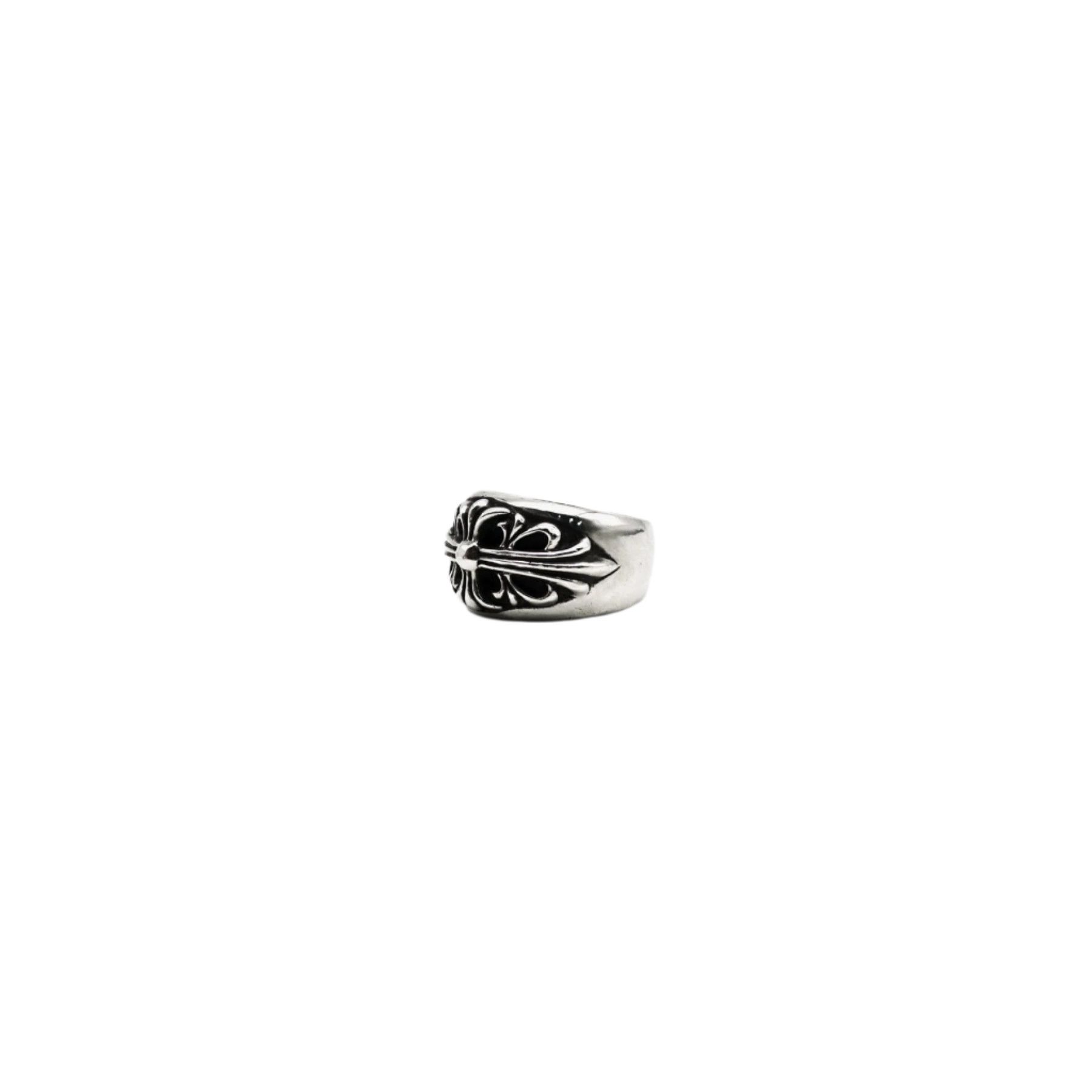 Chrome Hearts Chrome Hearts Silver Floral Cross Ring Size ONE SIZE - 3 Thumbnail