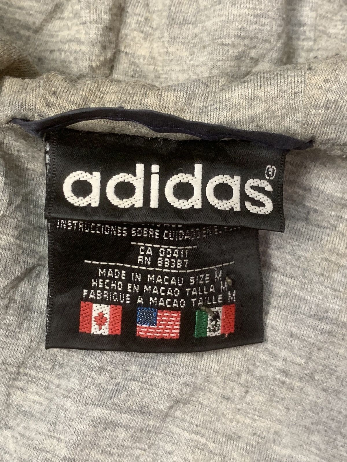 Adidas × Vintage Rare Design Vintage Adidas 3 Stripes Windbreakers Size US M / EU 48-50 / 2 - 5 Thumbnail
