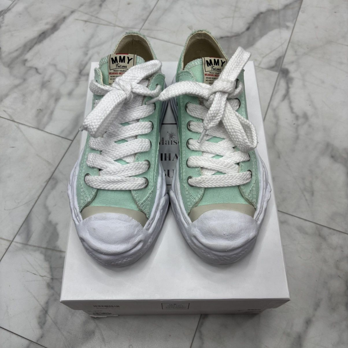 Maison MIHARA YASUHIRO Maison Mihara Teal Low Top Size US 7 / EU 40 - 1 Thumbnail