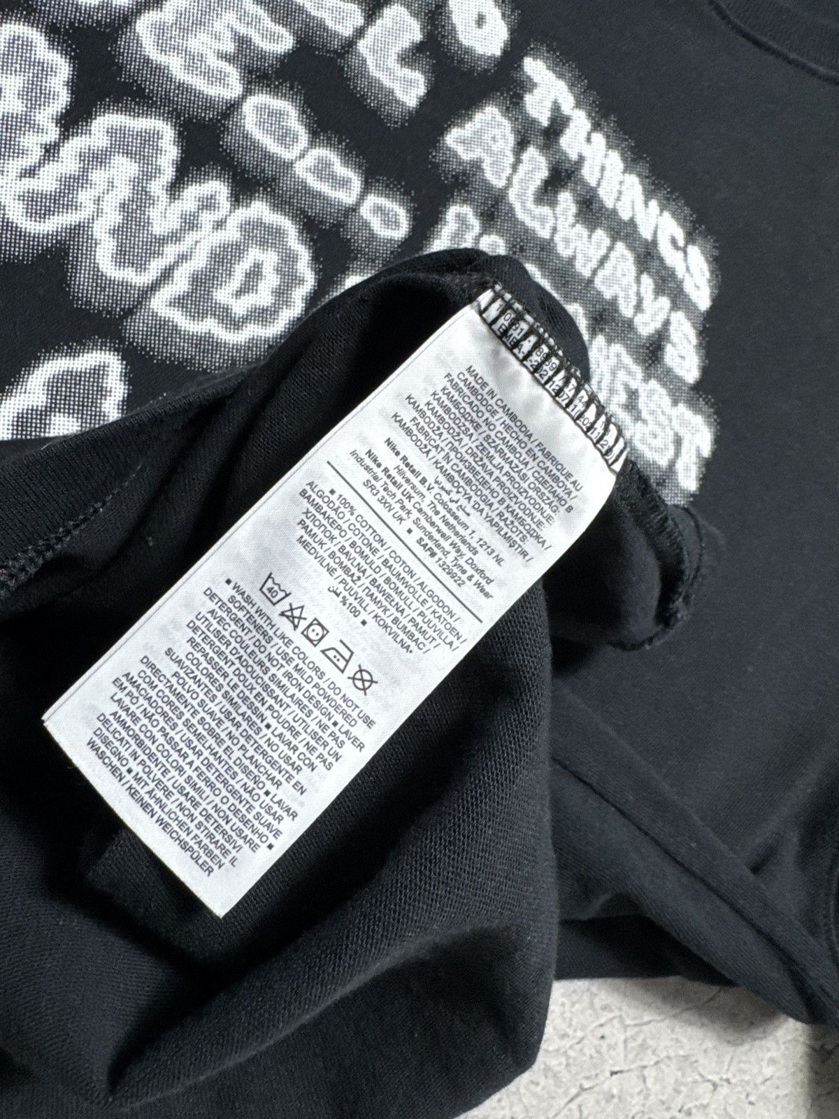 NOCTA × Nike Nike x Nocta T-Shirt Big Logo Black Size M Size US M / EU 48-50 / 2 - 7 Thumbnail