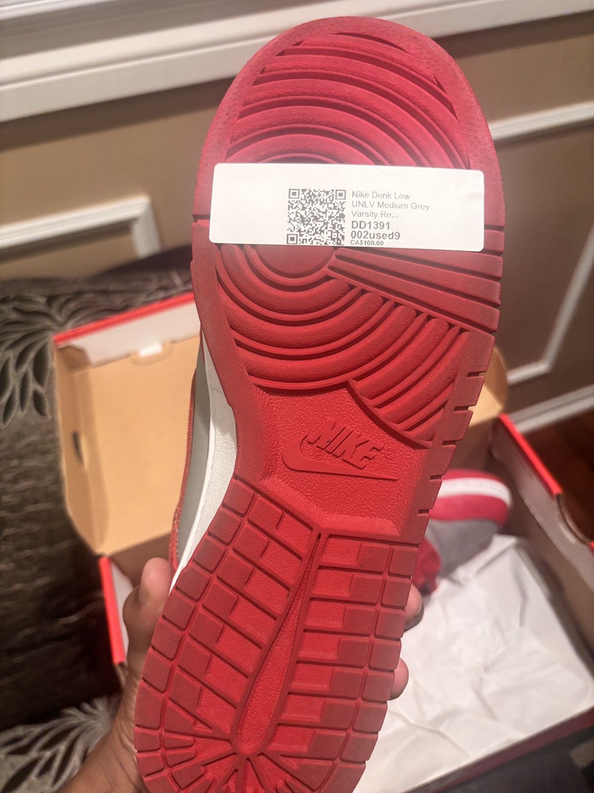Nike Nike Dunk UNLV Size US 9 / EU 42 - 4 Thumbnail