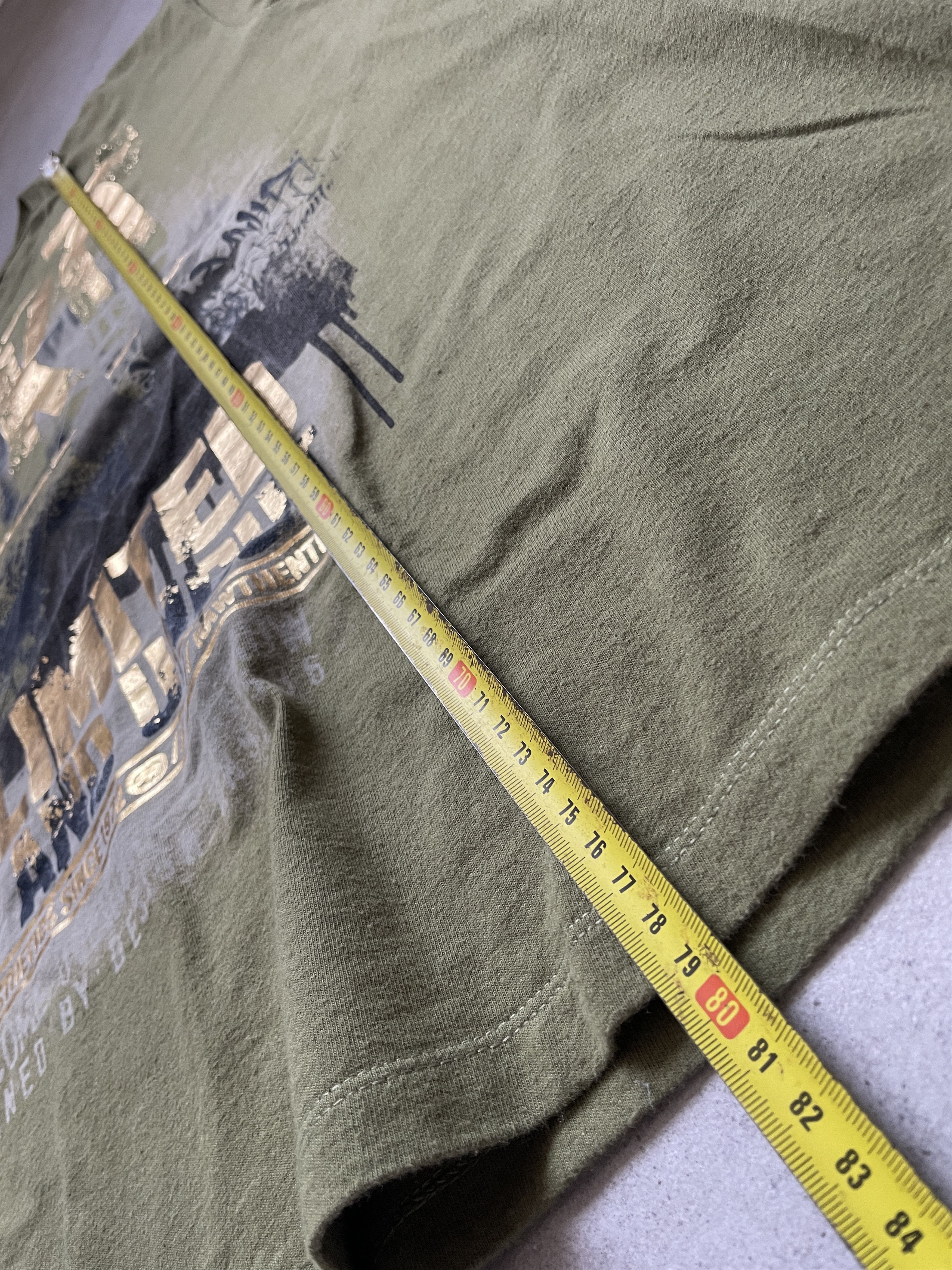 Ecko Unltd. Y2K ECKO UNLTMD UNLIMITED OLIVE GOLD KHAKI BAGGY TSHIRT Size US XXL / EU 58 / 5 - 7 Thumbnail
