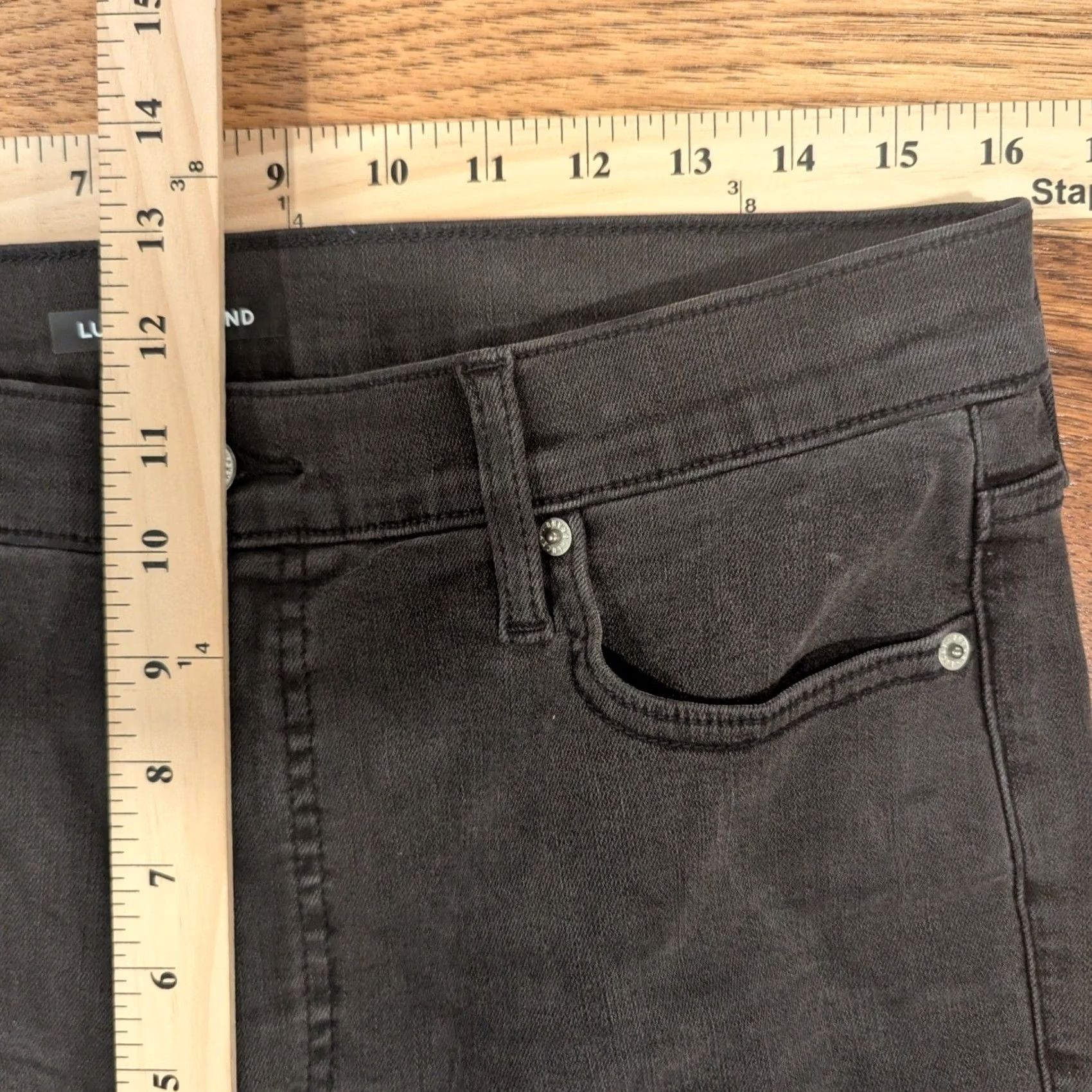 Lucky Brand Lucky Brand Jeans Bootcut High Rise Charcoal Wash 33 in 5 Regular Women Size 27" / US 4 / IT 40 - 8 Thumbnail