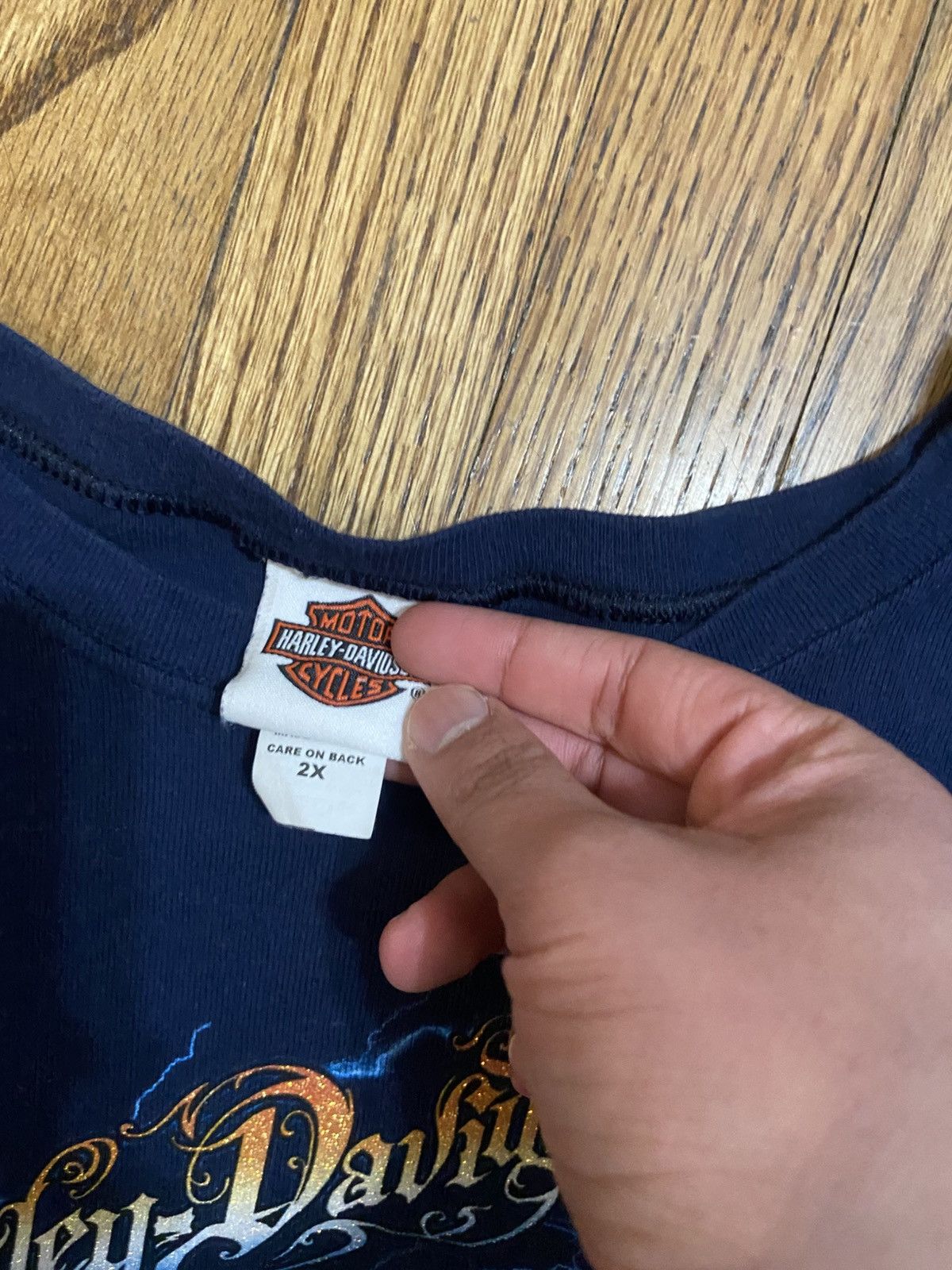 Harley Davidson Vintage harley davidson long sleeve t shirt Size XXL / US 16-18 / IT 52-54 - 5 Thumbnail