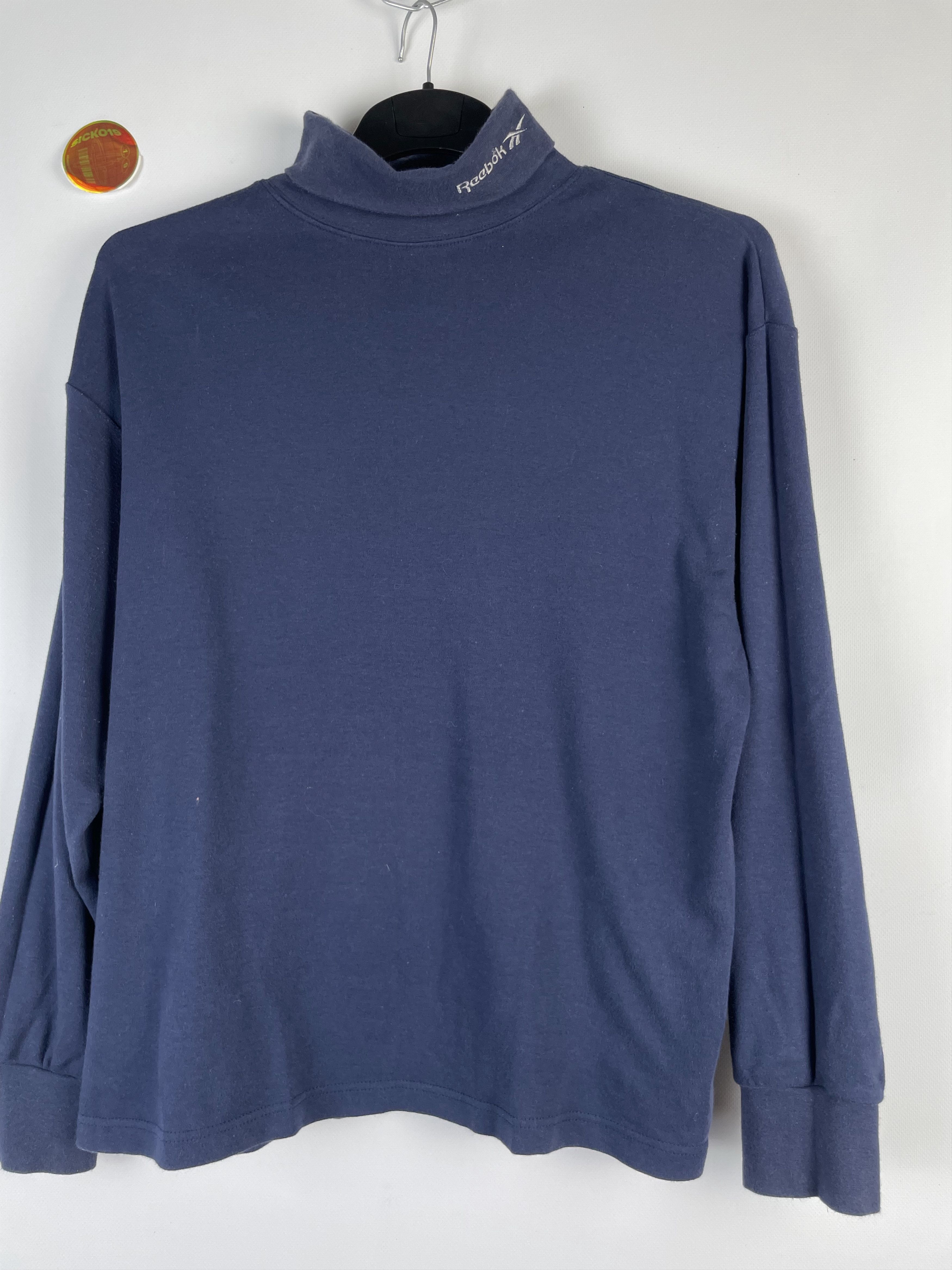 Reebok Reebok Vintage Navy Blue Golf Sleeve Longsleeve T-Shirt Size US M / EU 48-50 / 2 - 3 Thumbnail