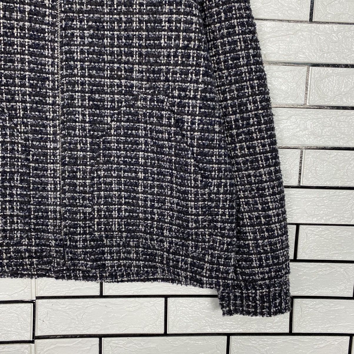 Japanese Brand Vintage Bomber Jacket Knit Design H&M Wool Issey Miyake Size US L / EU 52-54 / 3 - 6 Thumbnail