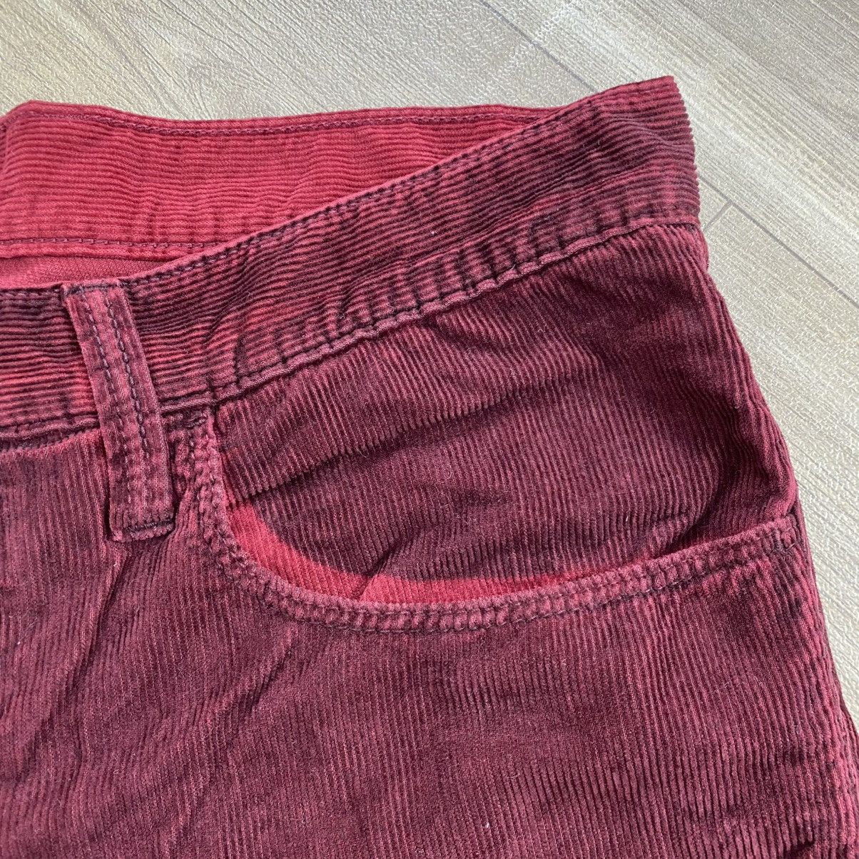 Gucci 1990s Gucci by Tom Ford Red Burgundy Corduroy Pants Luxury Size US 32 / EU 48 - 6 Thumbnail