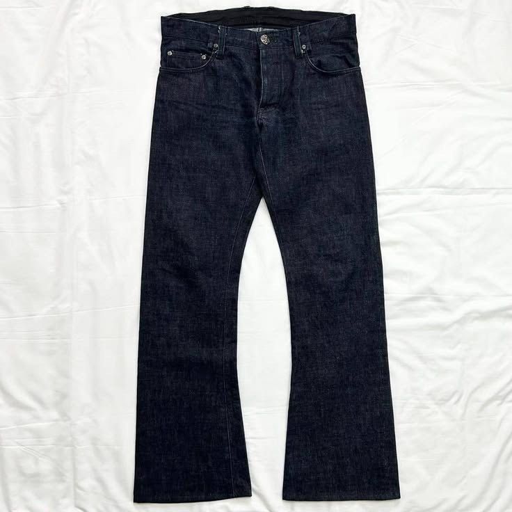 Chrome Hearts CH Bootcut Denim Pants Size US 31 - 1 Thumbnail