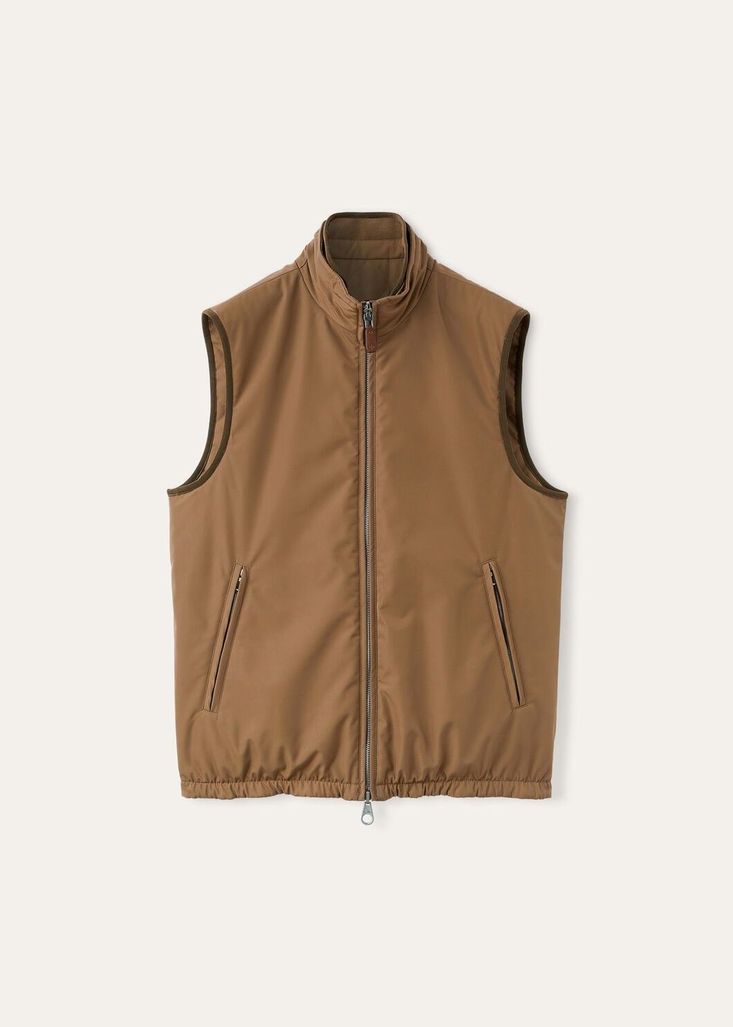 o1w1db10125 FAN9989 Tauri Vest in Brown