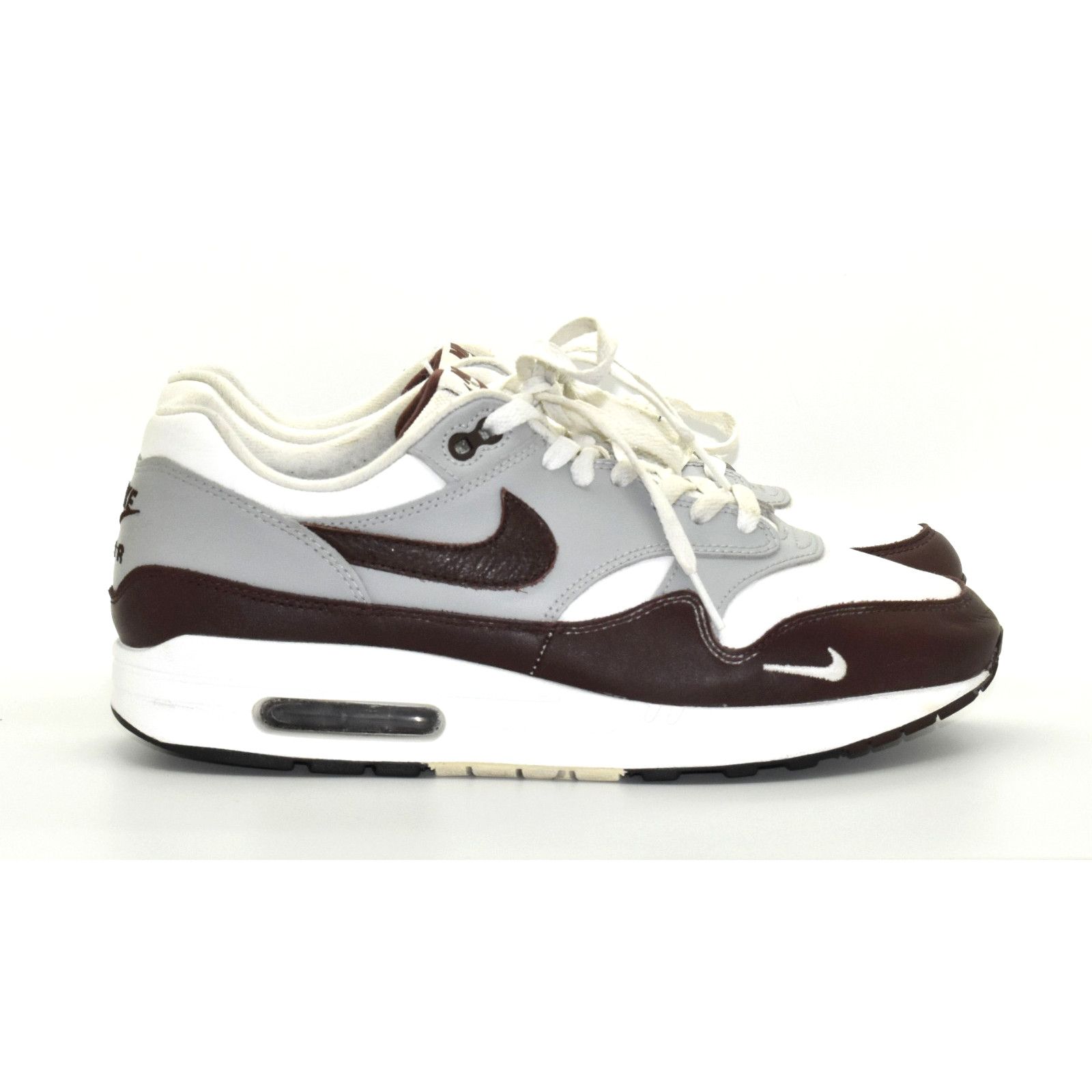 Nike NIKE AIR MAX 1 PRM White/Grey/Black Shoes DB5074-101 Sz 9.5 Size US 9.5 / EU 42-43 - 2 Thumbnail