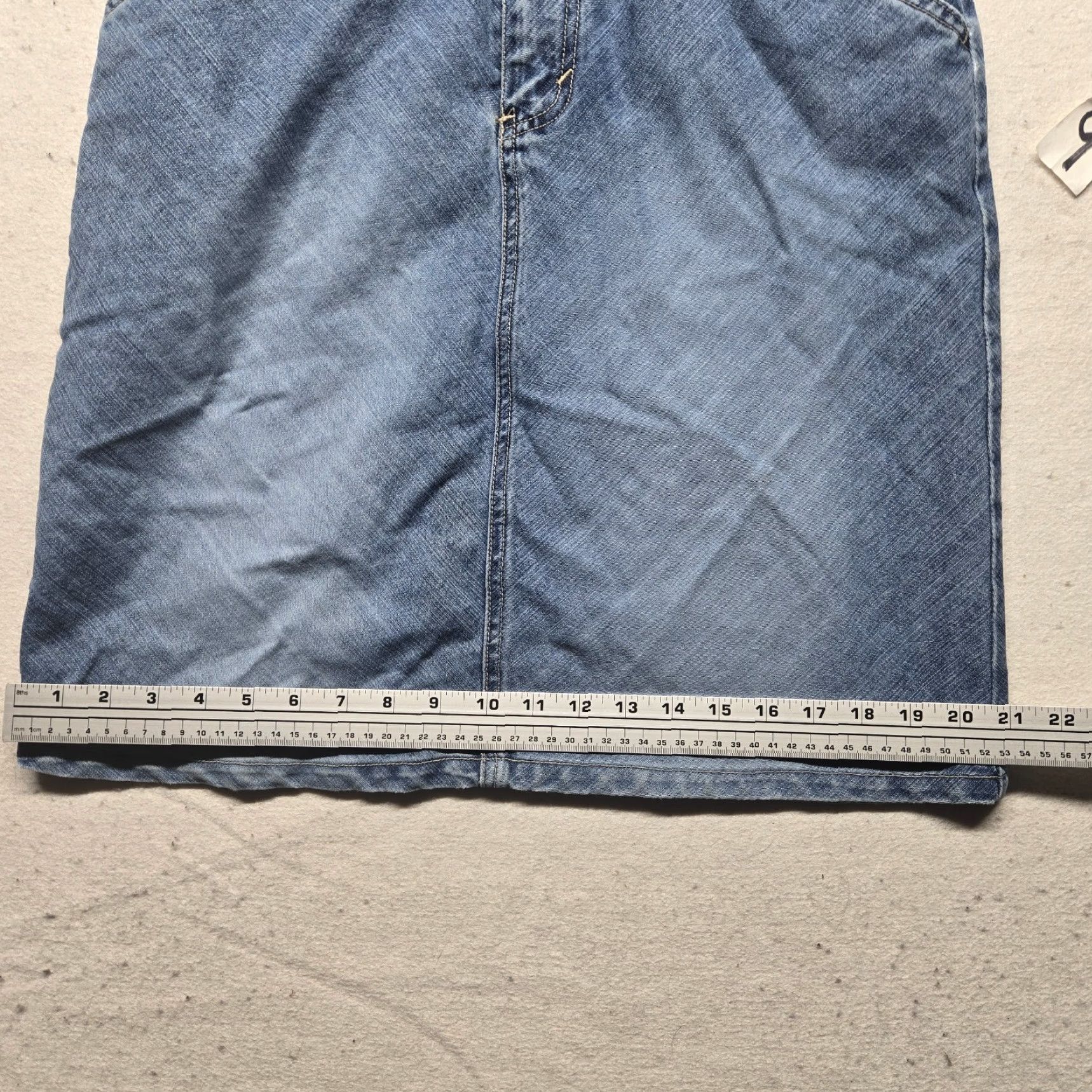 Route 66 Route 66 Skirt Adult Regular Medium Wash Blue Denim Short 8 Pockets 80s 90s Vintage No Womens, Casual, Workwear, Party/Cocktail, Travel Size 30" / US 8 / IT 44 - 5 Thumbnail