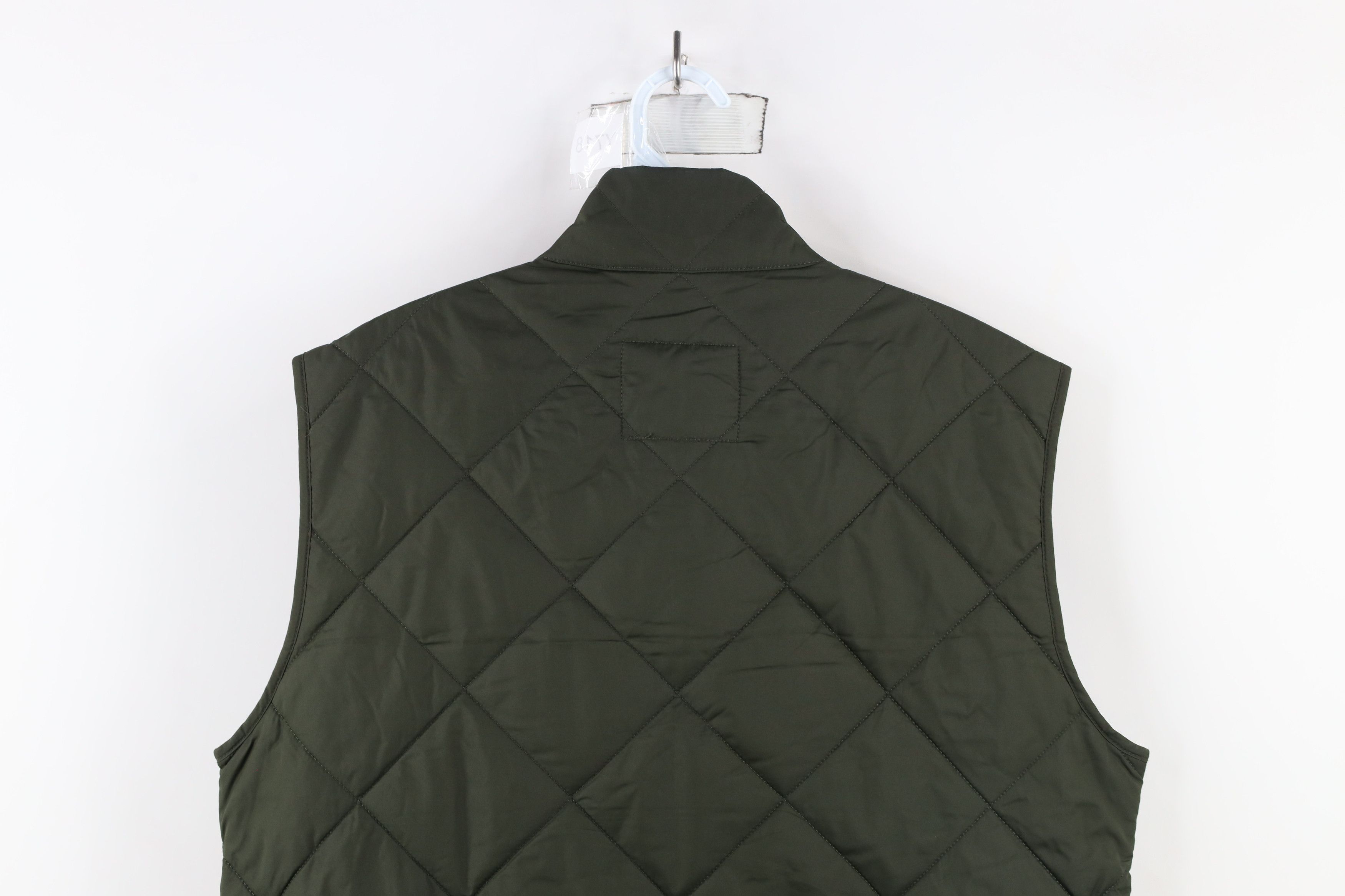 J.Crew × Vintage Vintage Y2K J Crew Lined Quilted Full Zip Vest Jacket Green Size US M / EU 48-50 / 2 - 14 Thumbnail