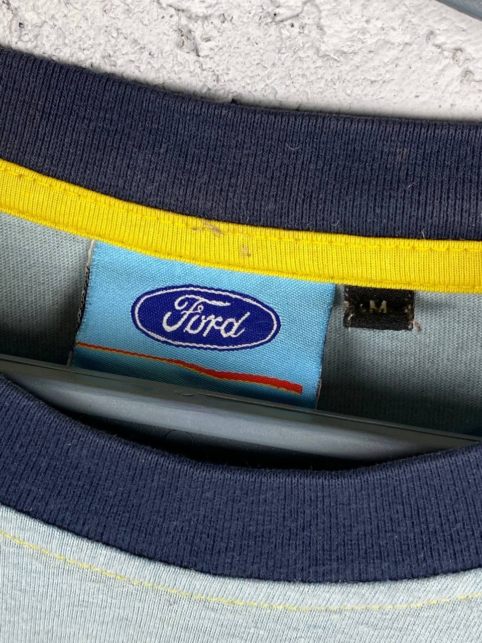 Ford × Vintage Vintage Ford Racing Streetwear Patch Longsleeve T Shirt Size US M / EU 48-50 / 2 - 8 Thumbnail