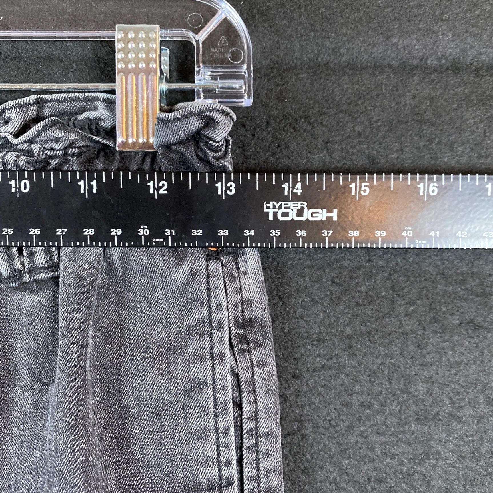Vintage S.O.N.G Jeans Womens Black Elastic Waist Jogger Cropped High Rise 7/28 Size 28" / US 6 / IT 42 - 5 Thumbnail