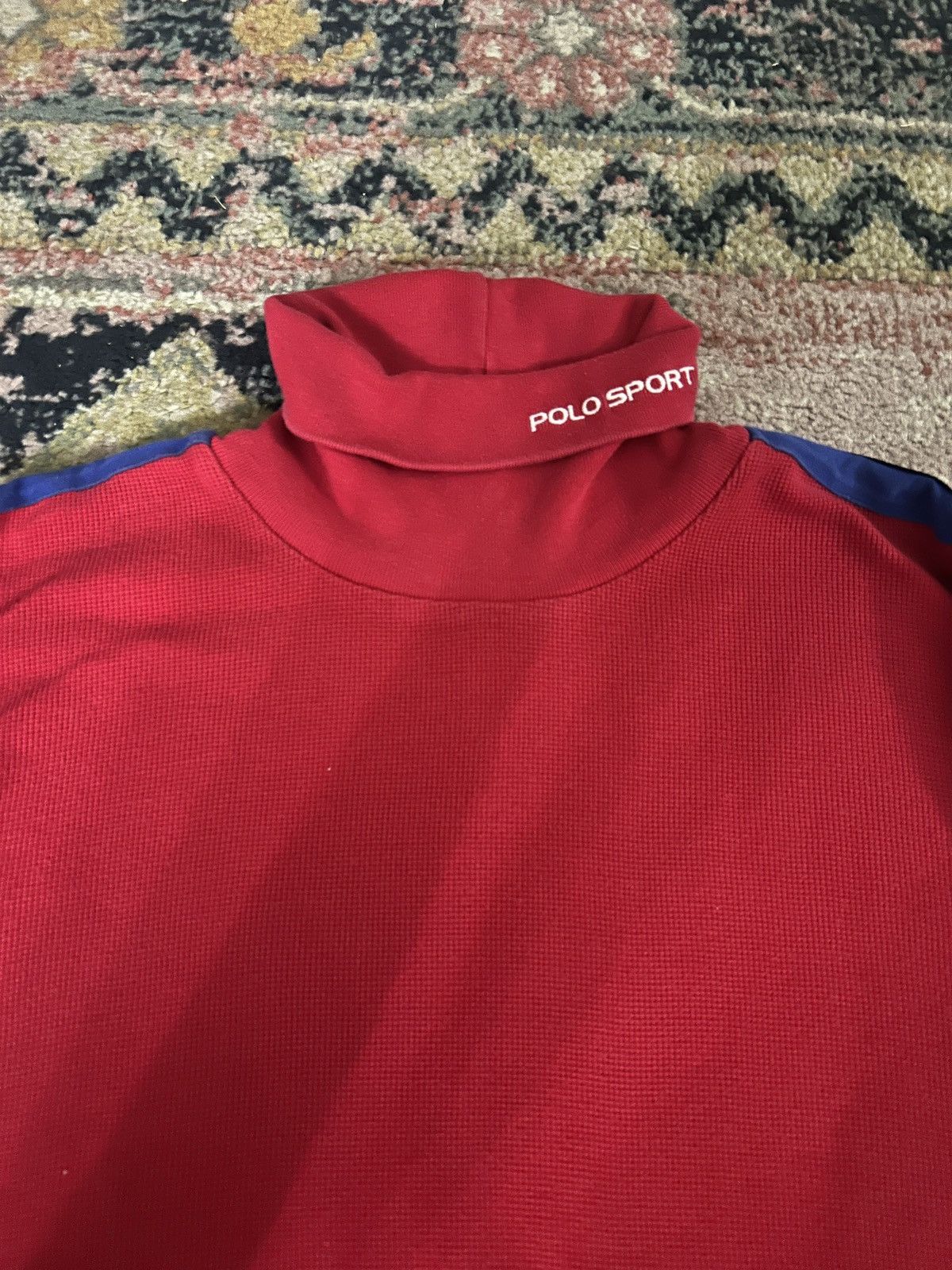 Polo Ralph Lauren Vtg 90s Polo Sport Ralph Lauren Arctic Challenge Turtleneck Size US XL / EU 56 / 4 - 4 Thumbnail
