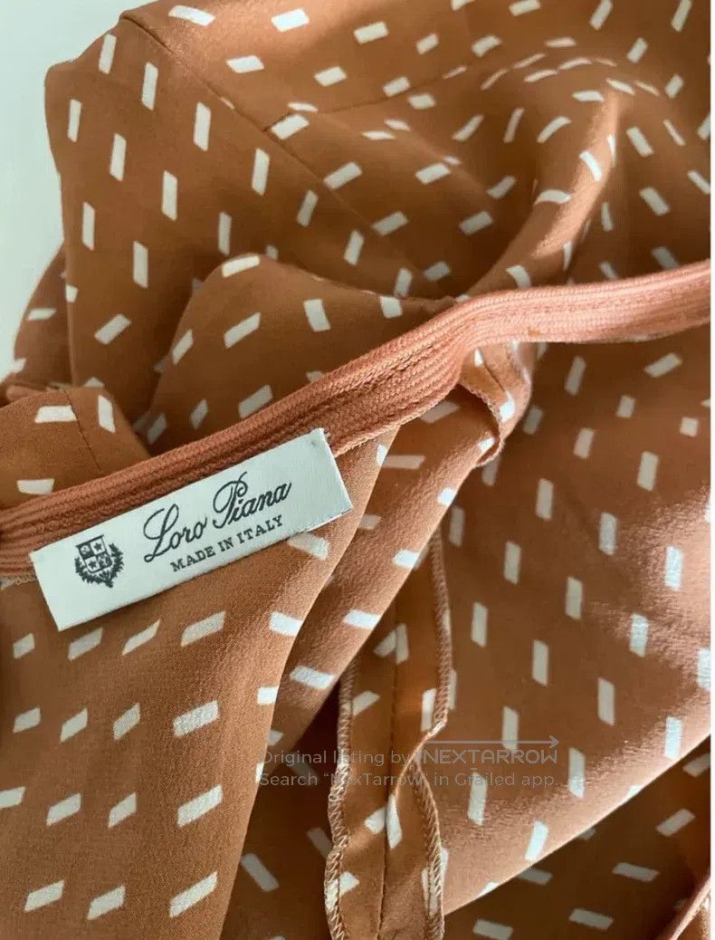Loro Piana LORO PIANA Silk Dress Size XS / US 0-2 / IT 36-38 - 3 Thumbnail