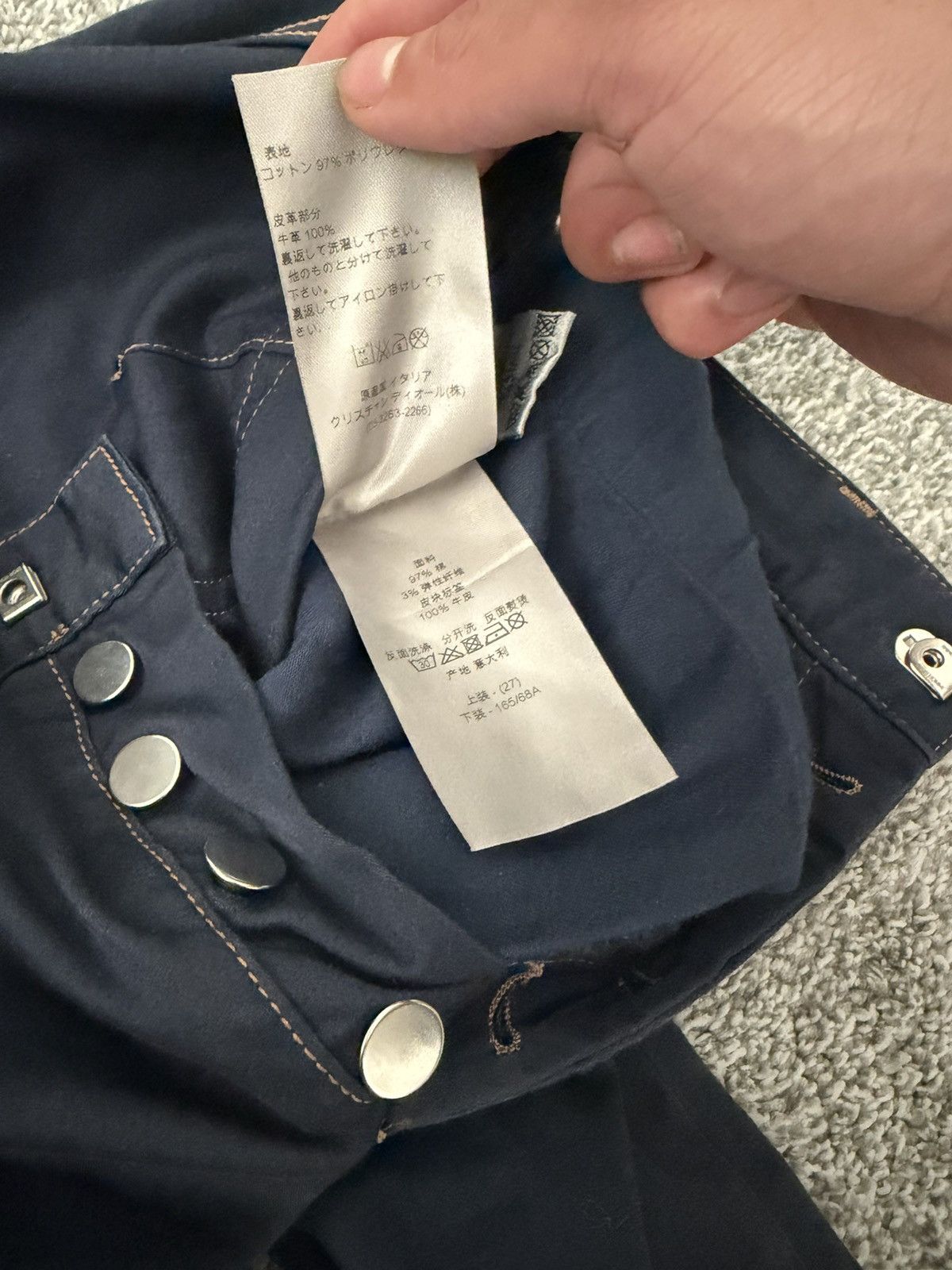 Dior 05 HEDI Dior Blue Jeans Size US 27 - 6 Thumbnail