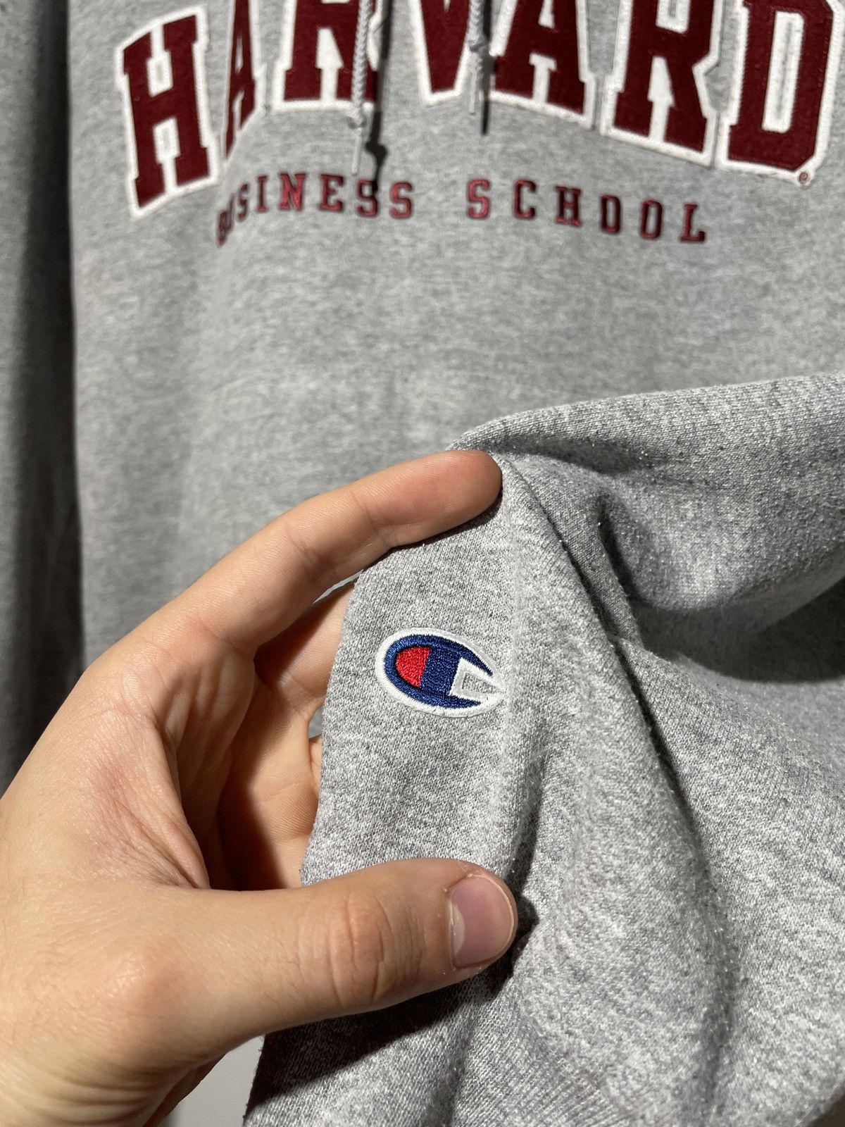 Champion × Vintage Vintage 00’s Harvard University Champion Hoodie Sweatshirt Size US S / EU 44-46 / 1 - 5 Thumbnail