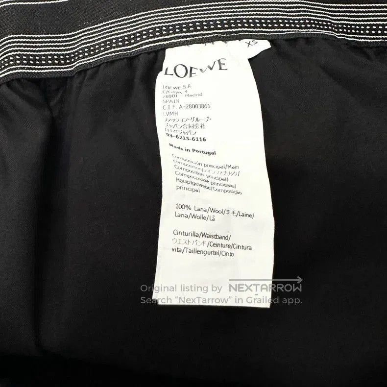 Loewe LOEWE Black Wool Shorts XS. Size US 26 / EU 42 - 7 Thumbnail