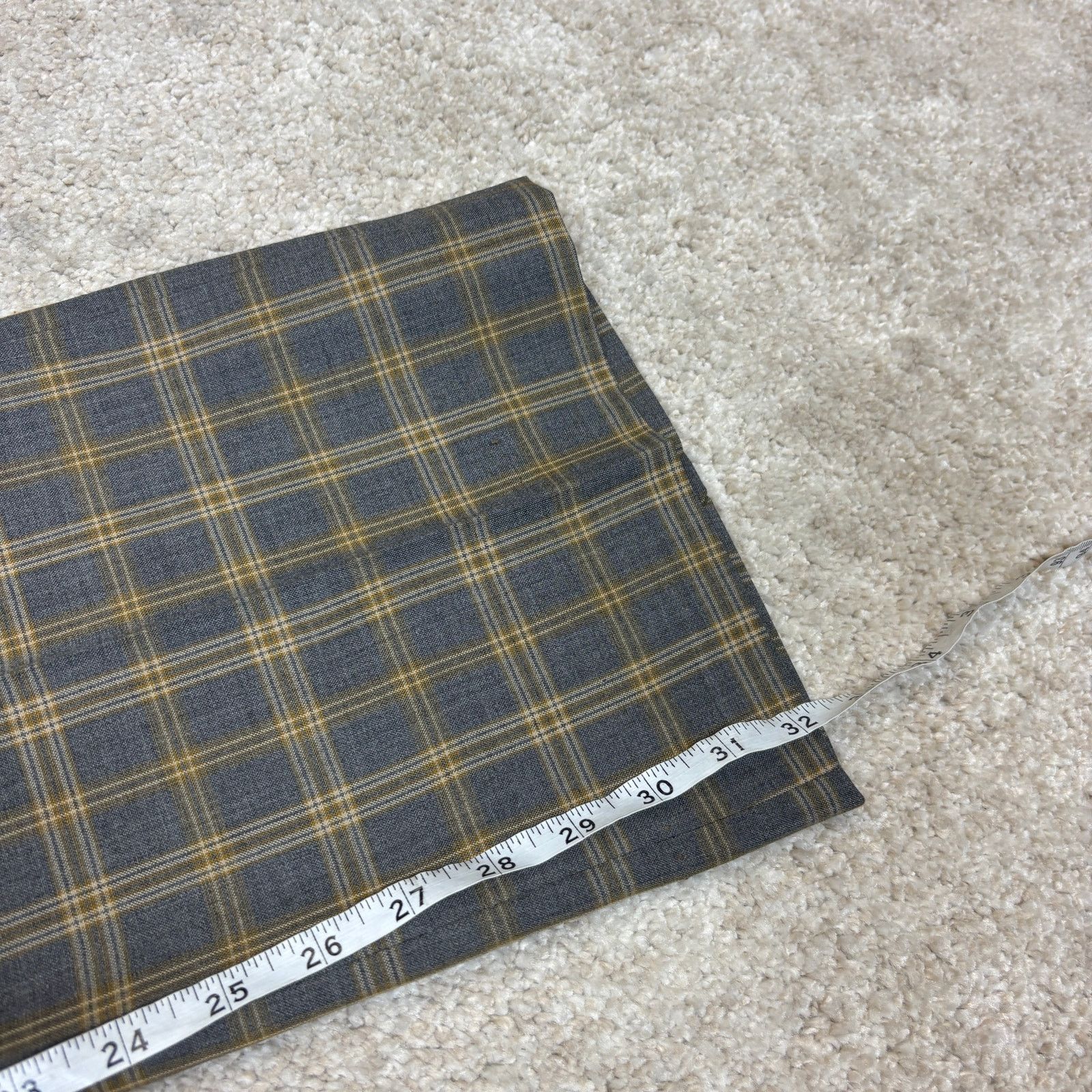 Vintage True Vintage 60s 70s Talon Zipper Plaid Flare Pants 37x32 Size US 37 - 7 Thumbnail