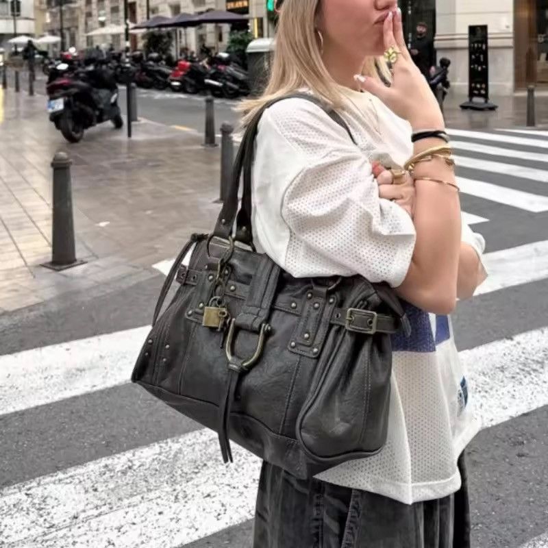 Other Y2K Retro Style Punk Rivet Shoulder Hand Bag Size ONE SIZE - 5 Thumbnail