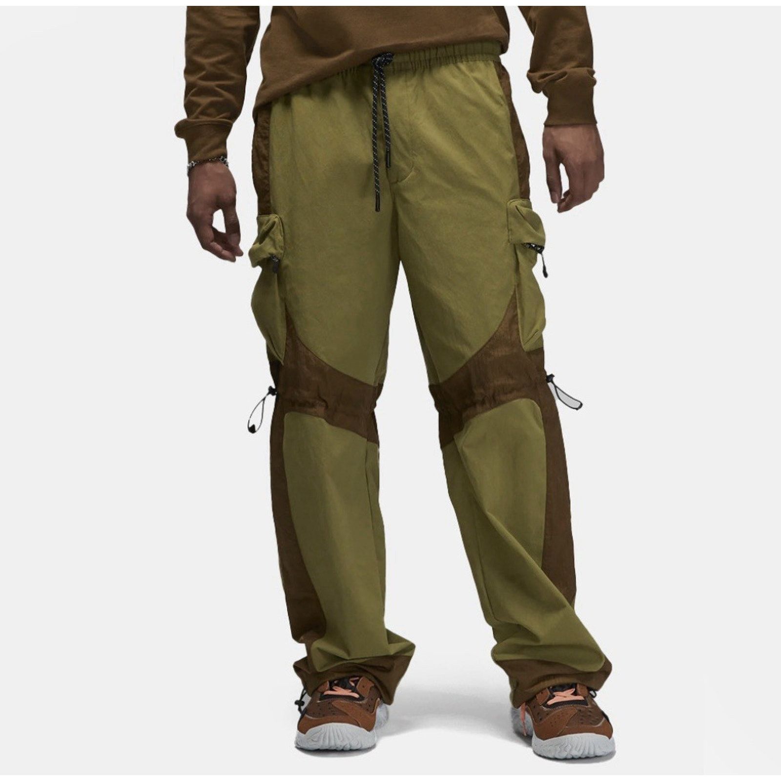 Jordan Brand Nike Jordan 23 Engineered Woven Cargo Pants Green Medium Size US 30 / EU 46 - 1 Thumbnail