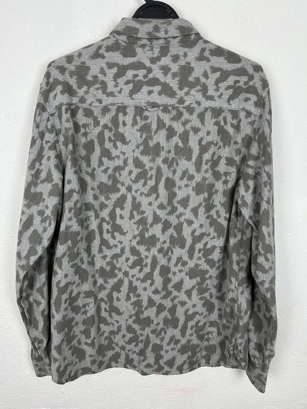 Allsaints Allsaints Montaud Allover Camo Design Long Sleeve Shirt Size US M / EU 48-50 / 2 - 5 Thumbnail